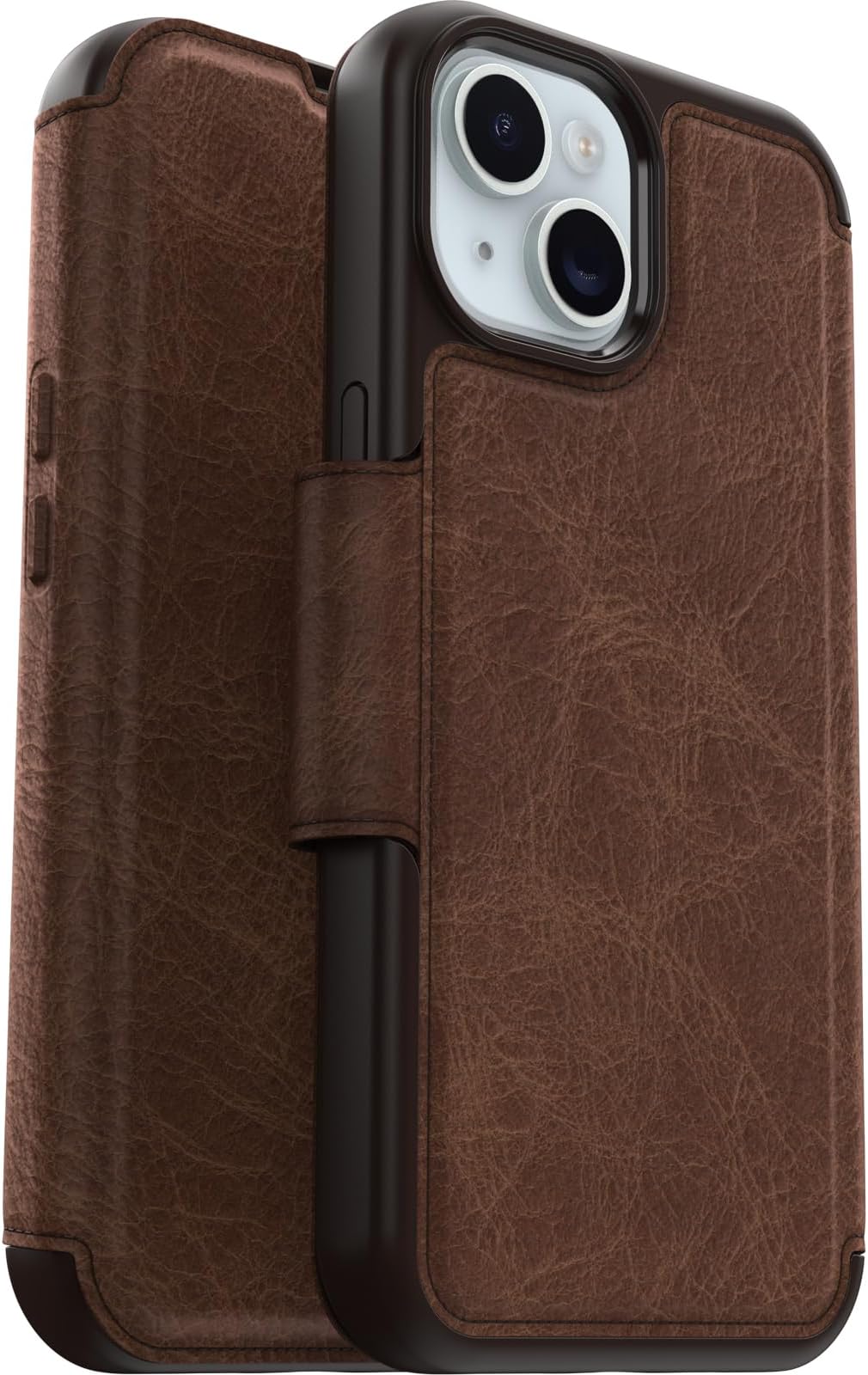 OtterBox iPhone 15 (Only) Strada Folio Series Case ESPRESSO (Brown