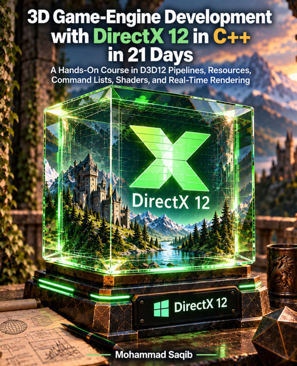3D Game-Engine Development with DirectX 12 in C++ in 21 Days: A Hands-On Course in D3D12 Pipelines, Resources, Command Lists, Shaders, and Real-Time Rendering