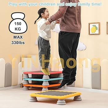 子供用トランポリン Amazon | 子供用ミニトランポリン、滑り止めベース付き25インチ