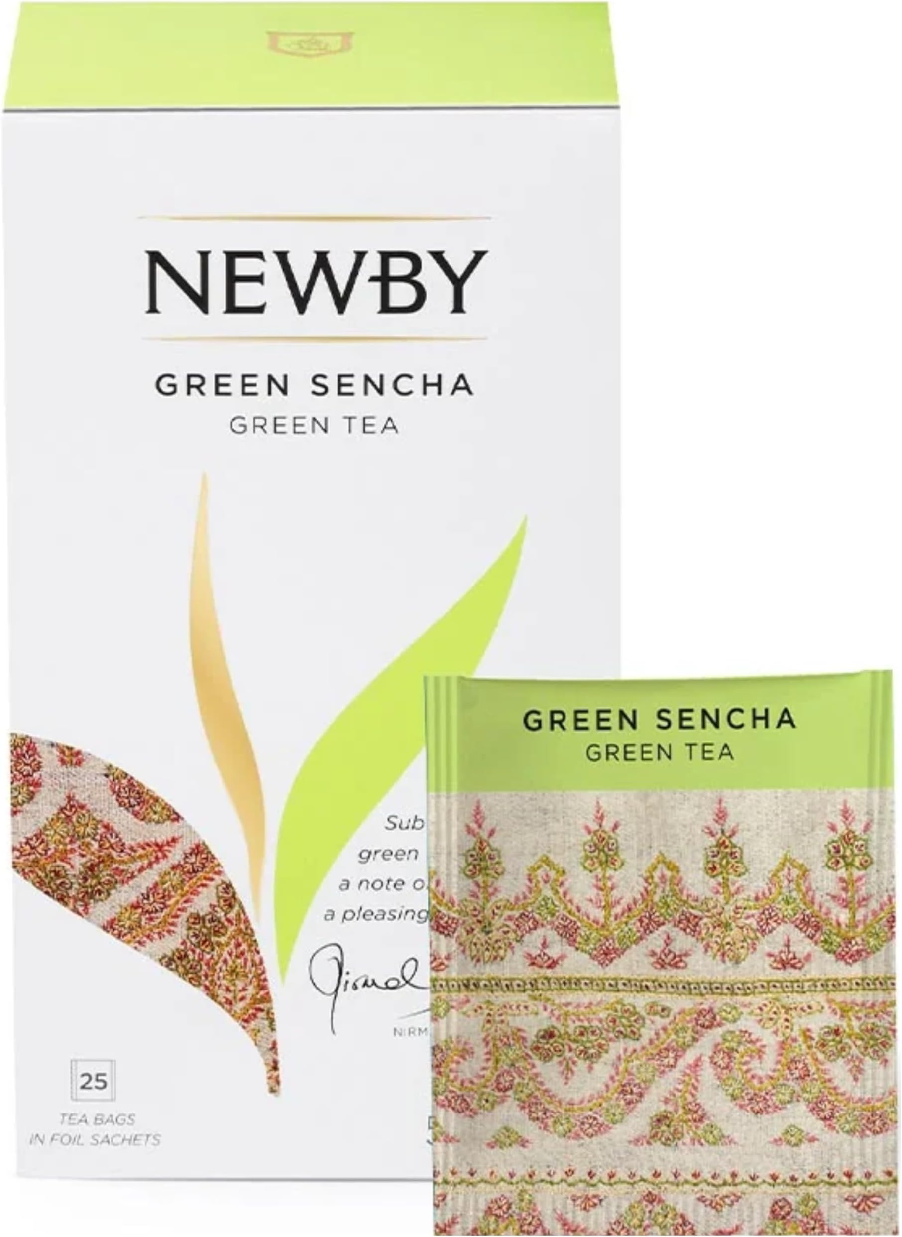 Newby Single Origin Sencha Green Tea โ 25 Tea Bags | Rare First Flush Vibrant Steamed Leaves | Sweet Umami Flavour | Hand-Picked Spring Harvest from Japan | Energizing & Antioxidant Rich | 50g