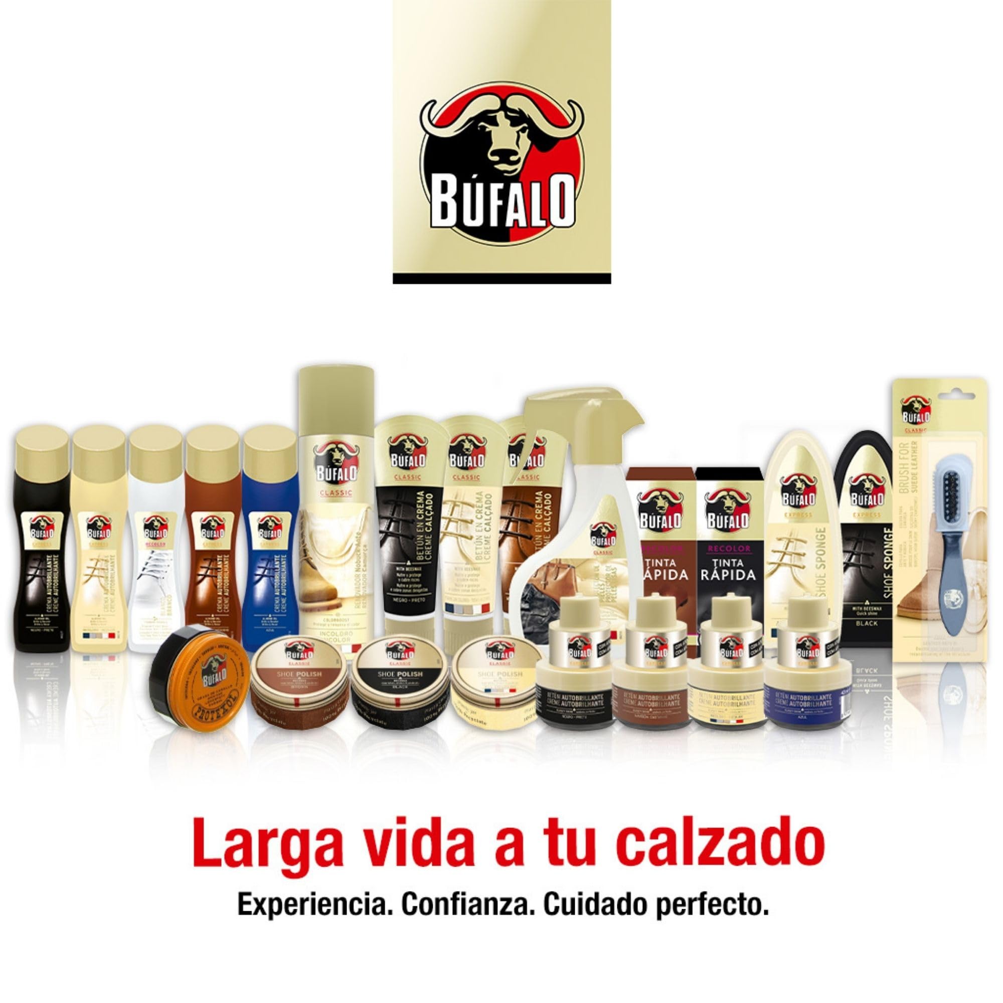 Búfalo Spray Impermeabilizante Calzado 250ml Protector Zapatillas Transparente Repelente Agua Suciedad