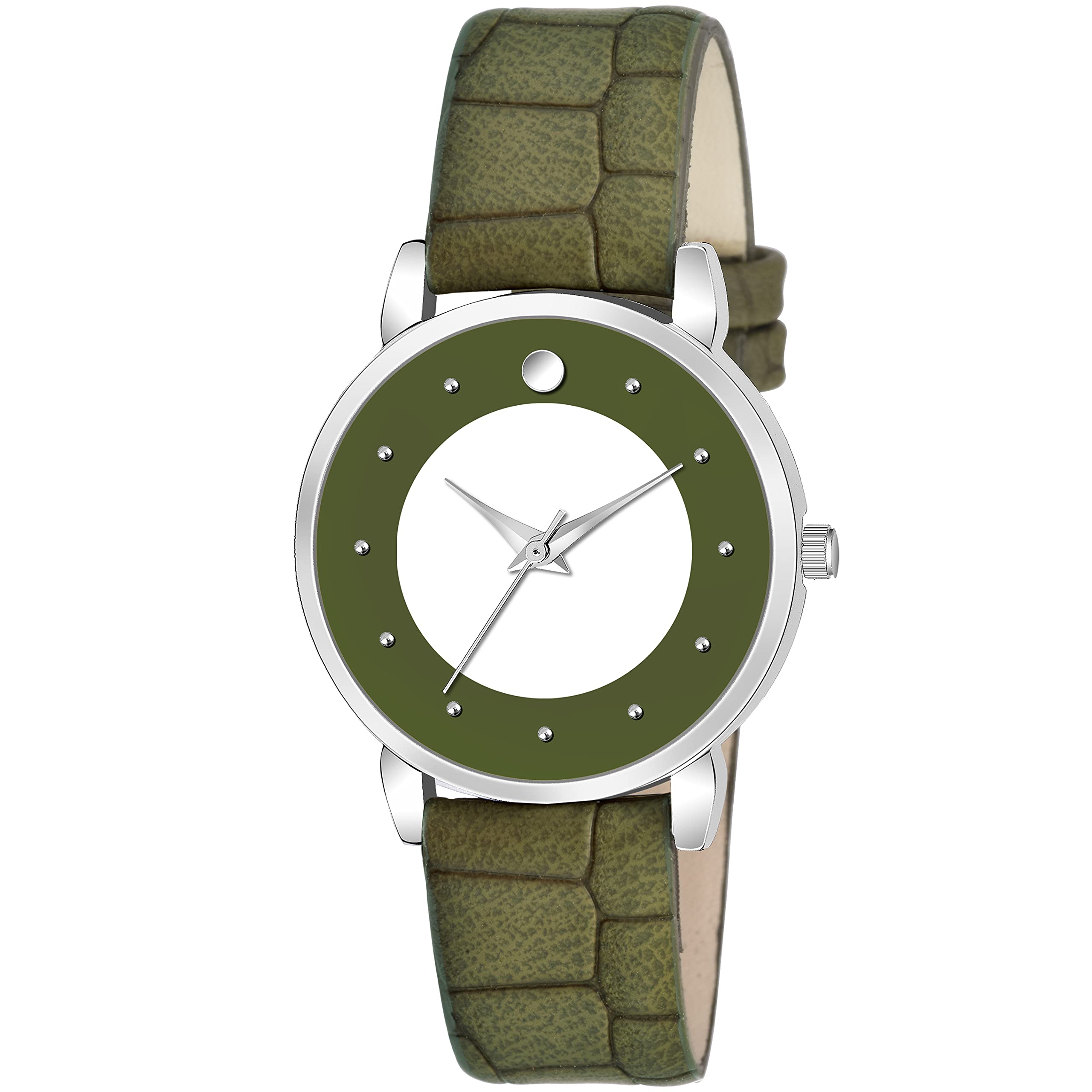 CLOUDWOOD Analog Casual Wrist Watch for Womens and Girls (Green Dial Green Colored Strap) (B0B2JZ6DYP) Amazon Price History, Amazon Price Tracker