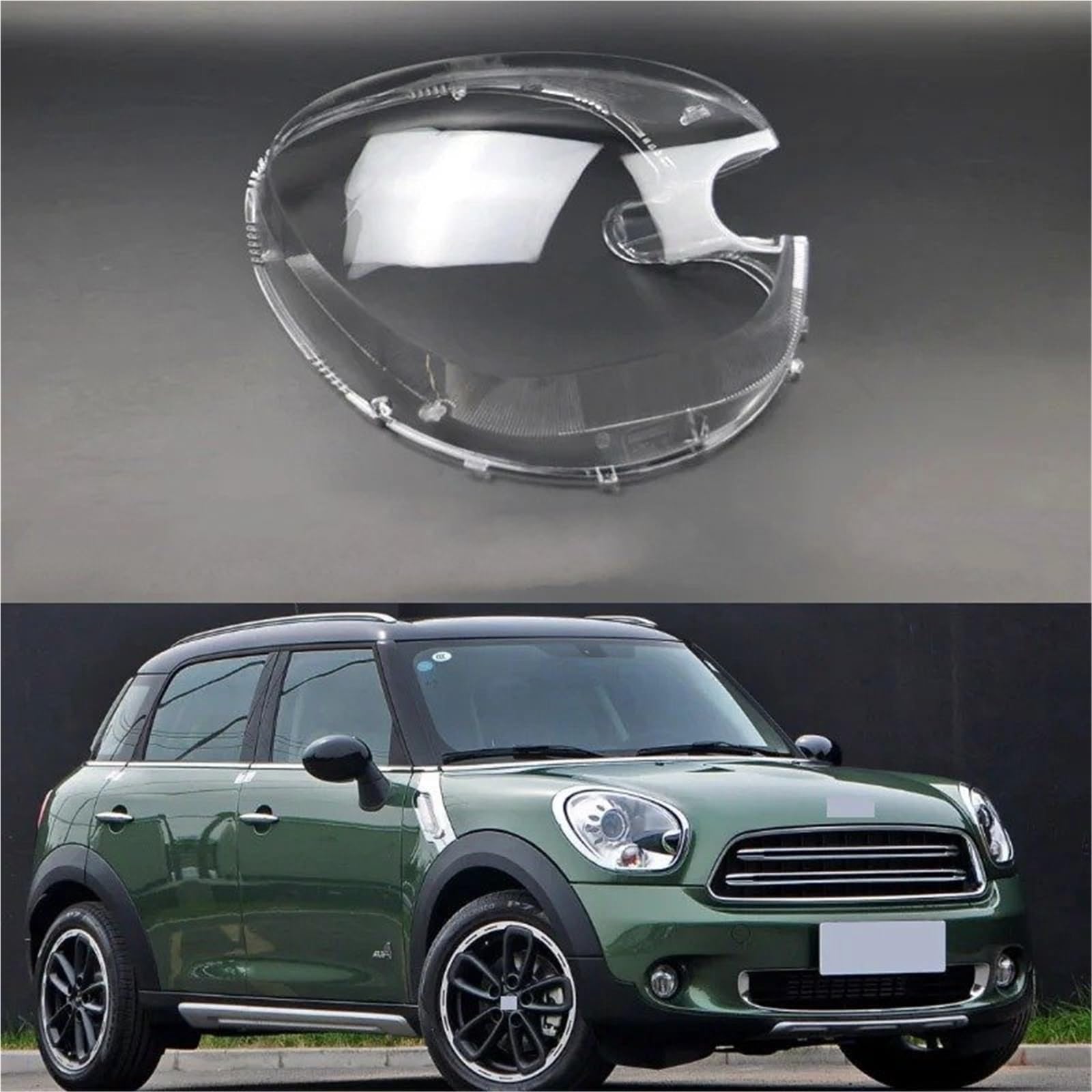 Copertura della lente del faro Per BMW Per MINI Per Countryman R60 2011-2016 Copertura Faro Anteriore(Right)