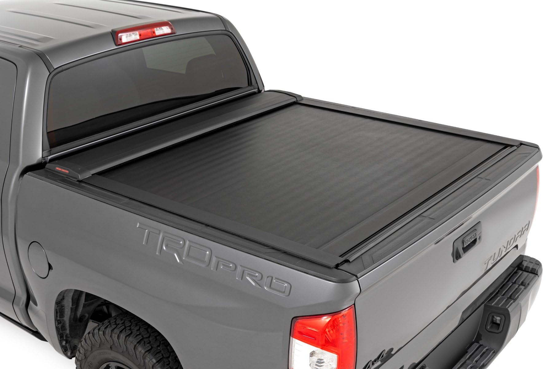 Amazon.com: Rough Country Retractable Truck Bed Tonneau Cover for ...