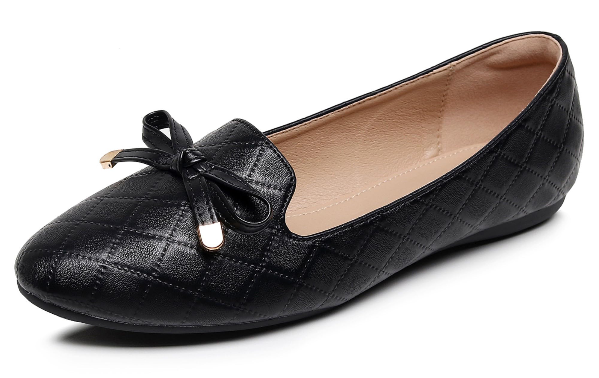 VenusCelia Women's Serenity Bow Flat Shoe