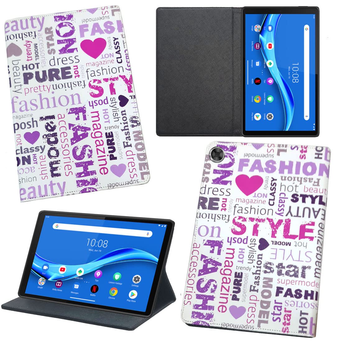 Zaoma Printed Flip Flap Case Cover Compatible for Lenovo Tab M10 FHD Plus (2nd Gen) 10.3 inch Tablet Model No. : TB-X606F / TB-X606X Tablet - Multi Color 11 (B09YYRX875) Amazon Price History, Amazon Price Tracker