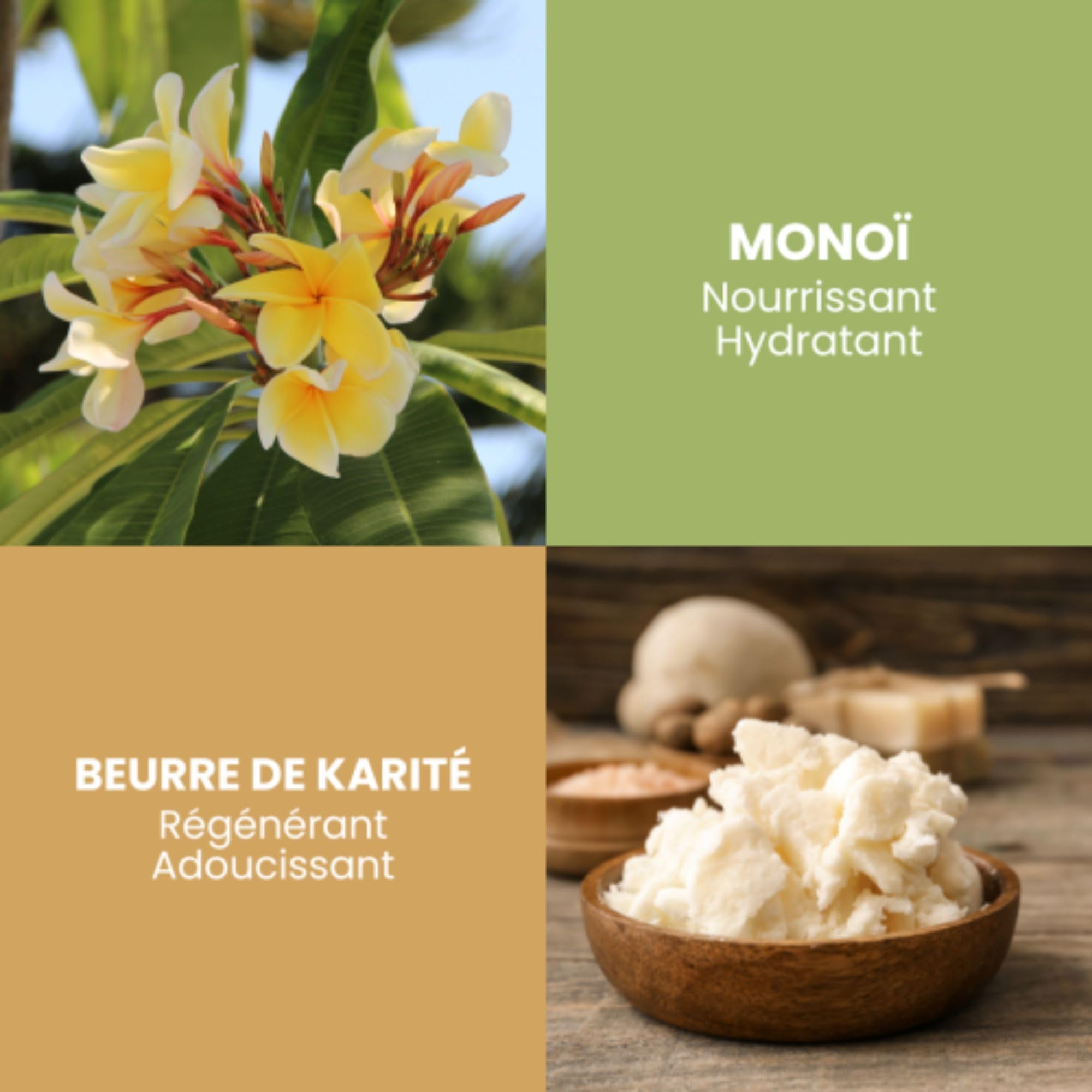 Savon Monoï 100 g – Savon Solide Parfumé – Nettoyage Doux Corps & Mains – Parfum Exotique Monoï – Usage Quotidien