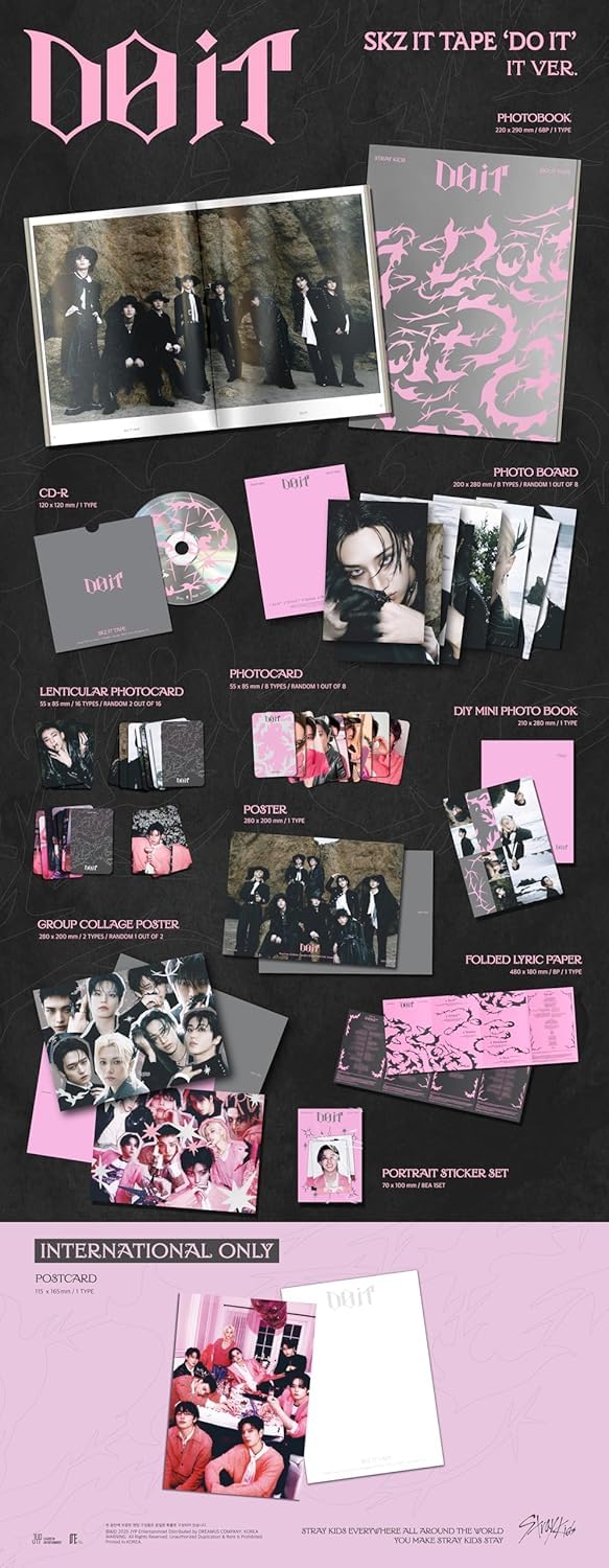 Stray-Kids Skz It Tape Do It [DO ver.] Album limitato+regalo pre-ordine