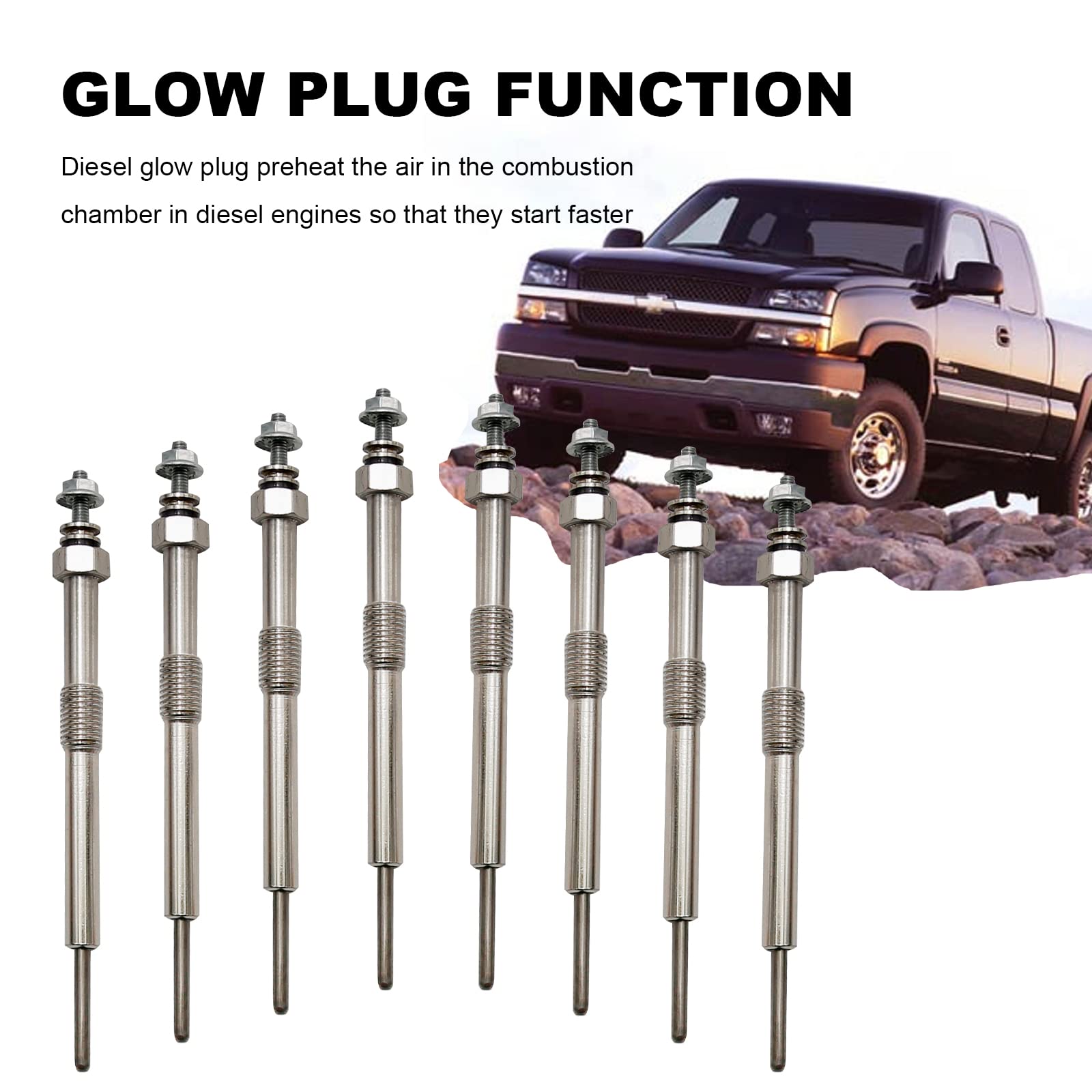 Amazon.com: 8PCS For GMC 2006-2016 For Chevrolet GM 6.6L Diesel RX 