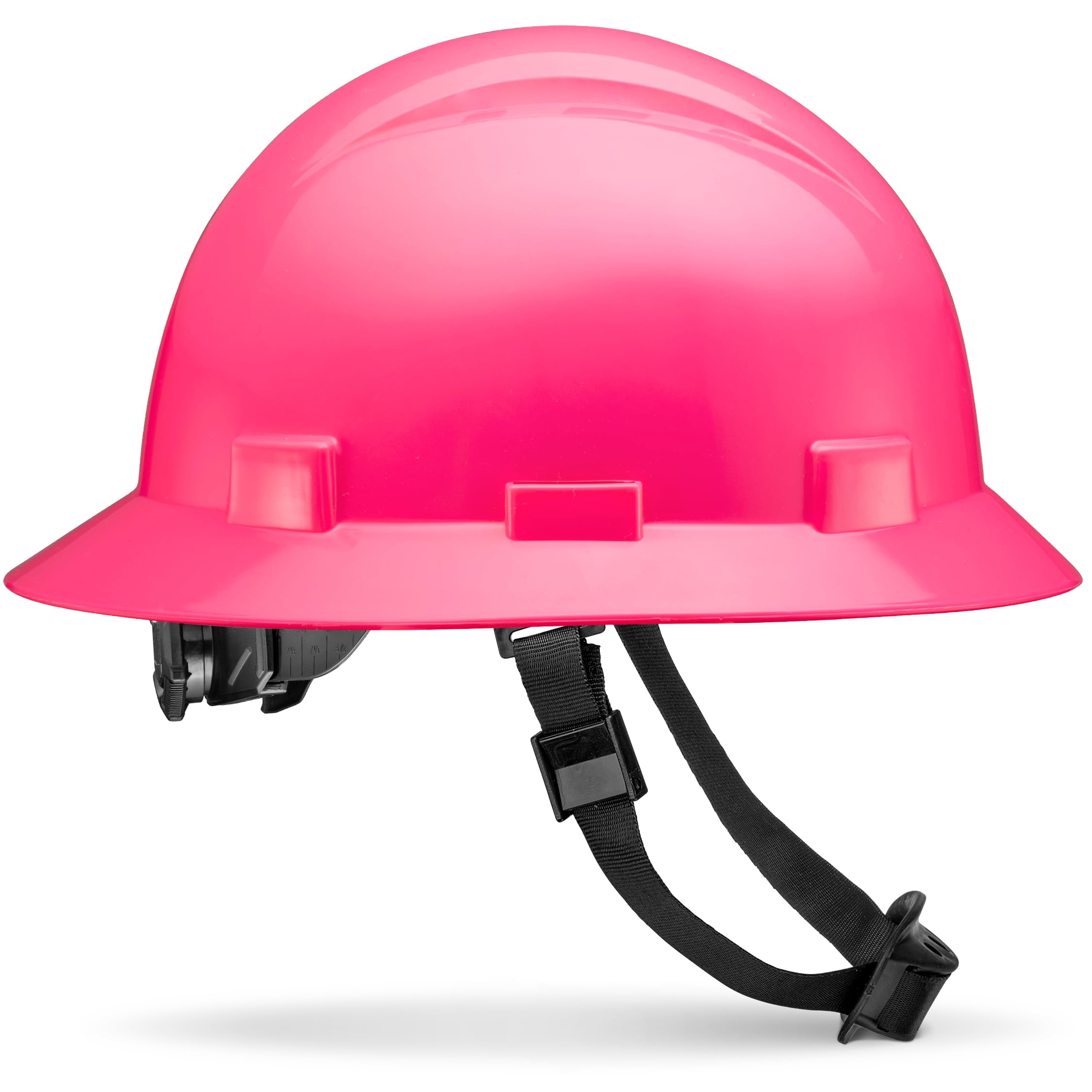 ACERPALFull Brim Non-Vented Solid Color OSHA Hard Hat with 6-Point Suspension