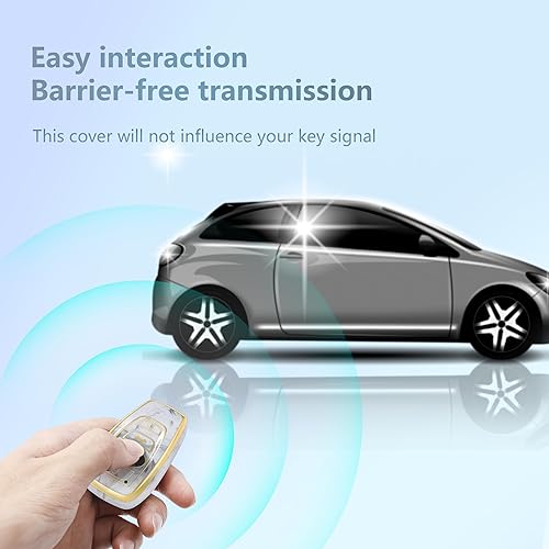 Miniatura 4 de Funda para llavero Subaru con llavero de diamante para llave inteligente Ascent BRZ Crosstrek Forester Impreza Legacy Outback WRX STI Smart Key,
