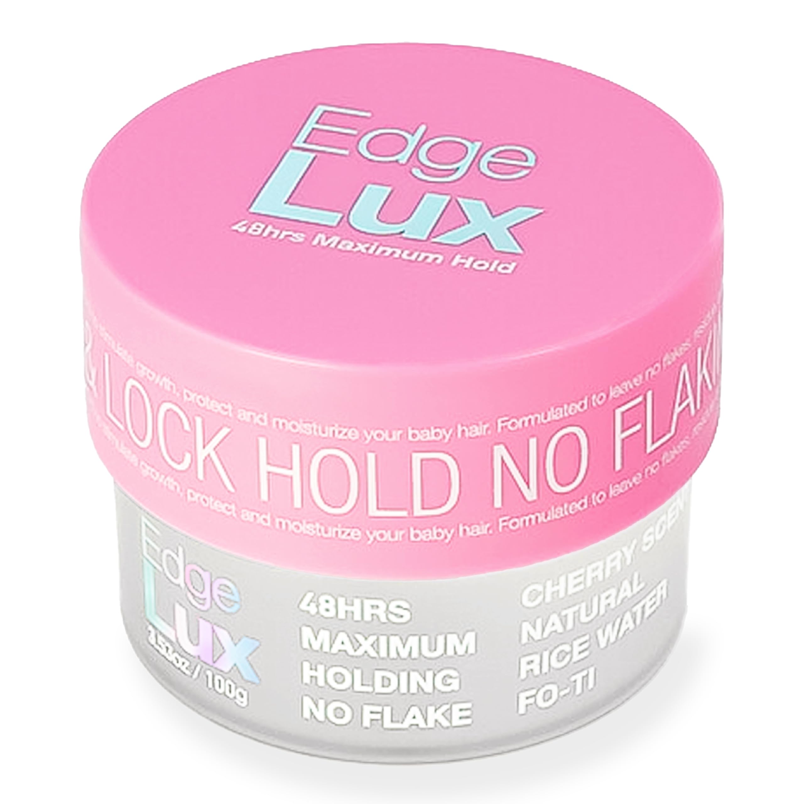 Lux Collection Edge Lux Edge Control Cire 48 heures Rétention maximale sans écaillage Ingrédients naturels Après-shampoing parfumé Gel coiffant pour cheveux durs 1 pièce