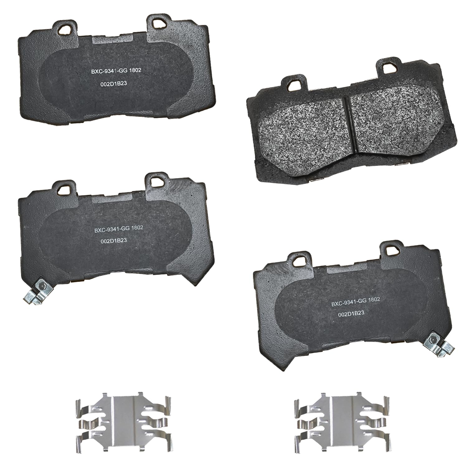 Bendix Premium SBC1802 Ceramic Front Brake Pads for Chevrolet Colorado 2020-2015, GMC Canyon 2020-2015