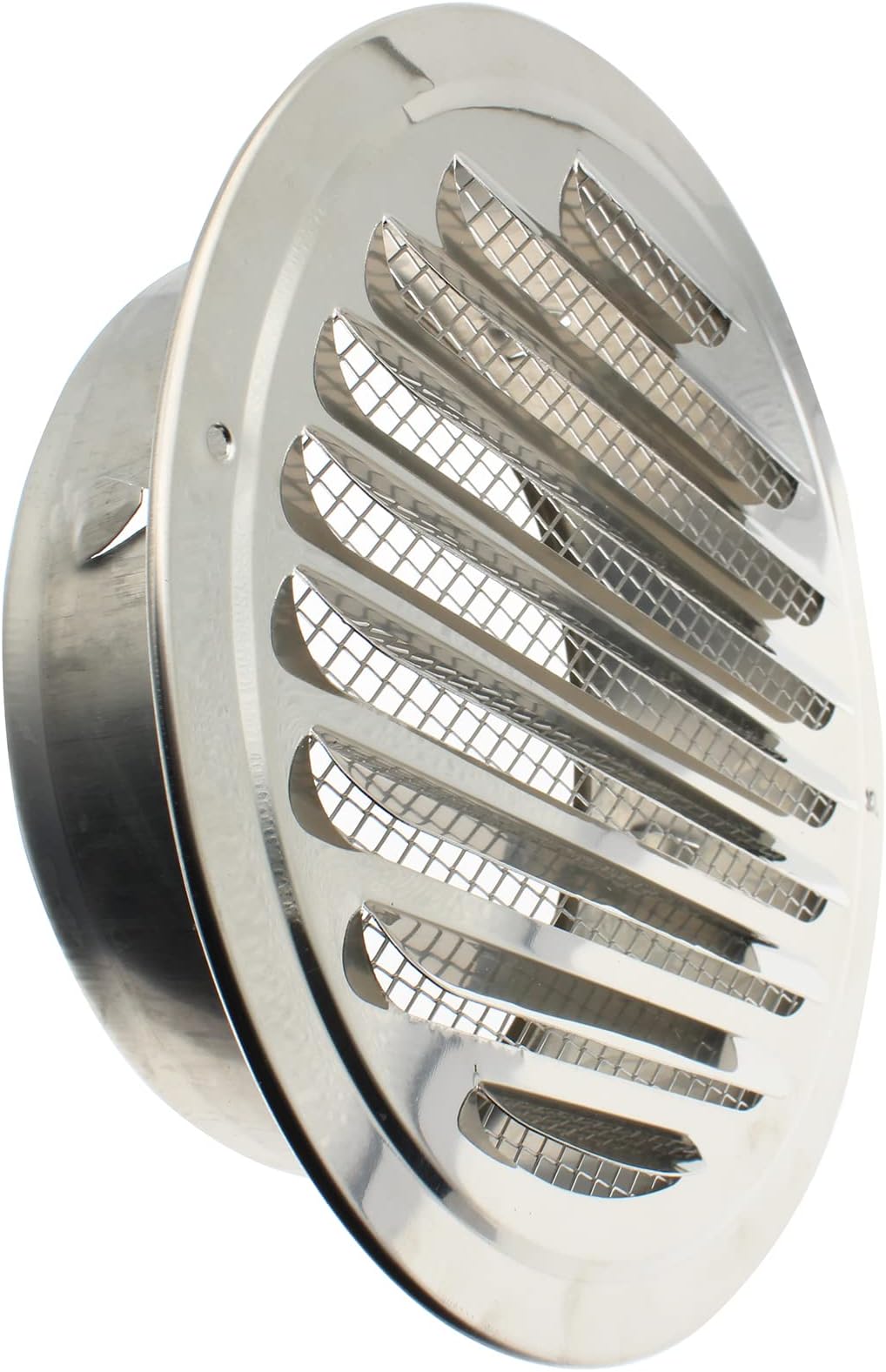 RLOZUI 6 Inch Round Air Vent, Stainless Steel Louver Grille Cover ...