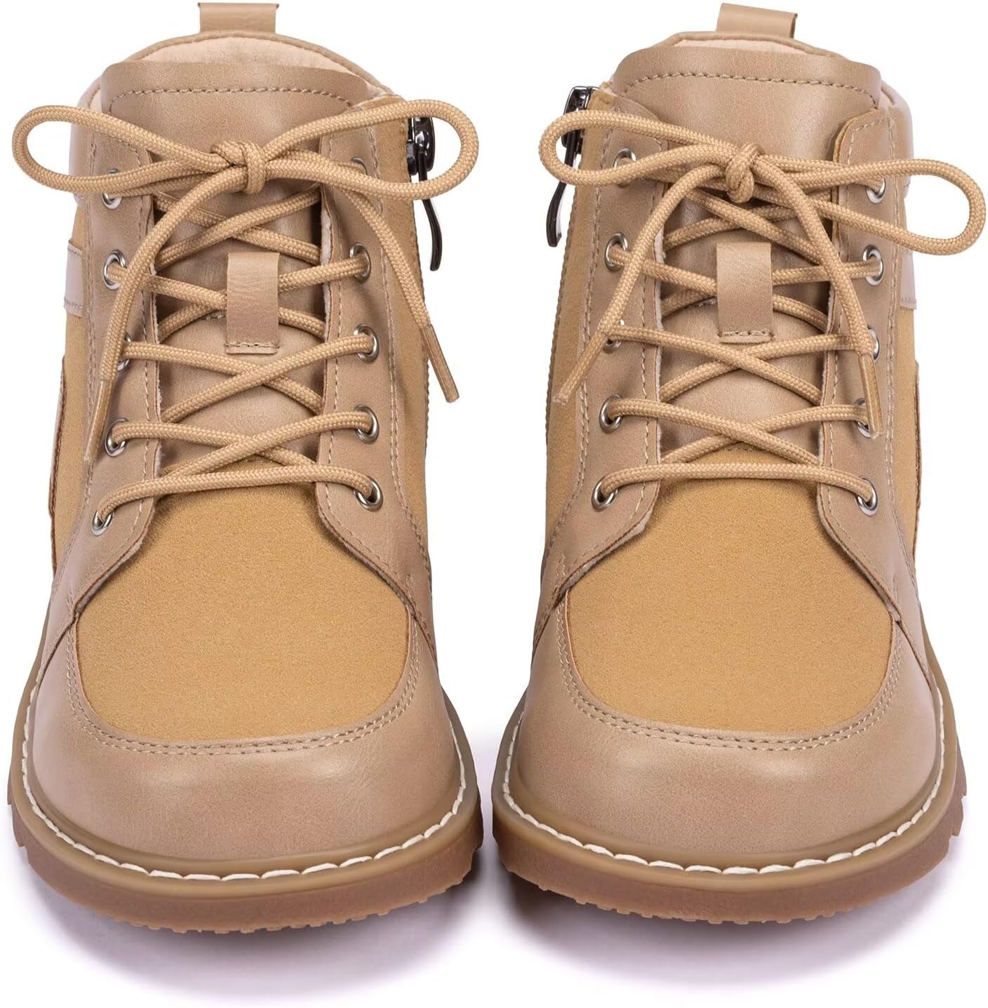 Frank Mully Kids Ankle Boots Boys Girls Outdoor Booties Kids Comfort Work Boot Lace Up Hiking Shoes (Toddler/Little Kid/Big Kid) - Image 5