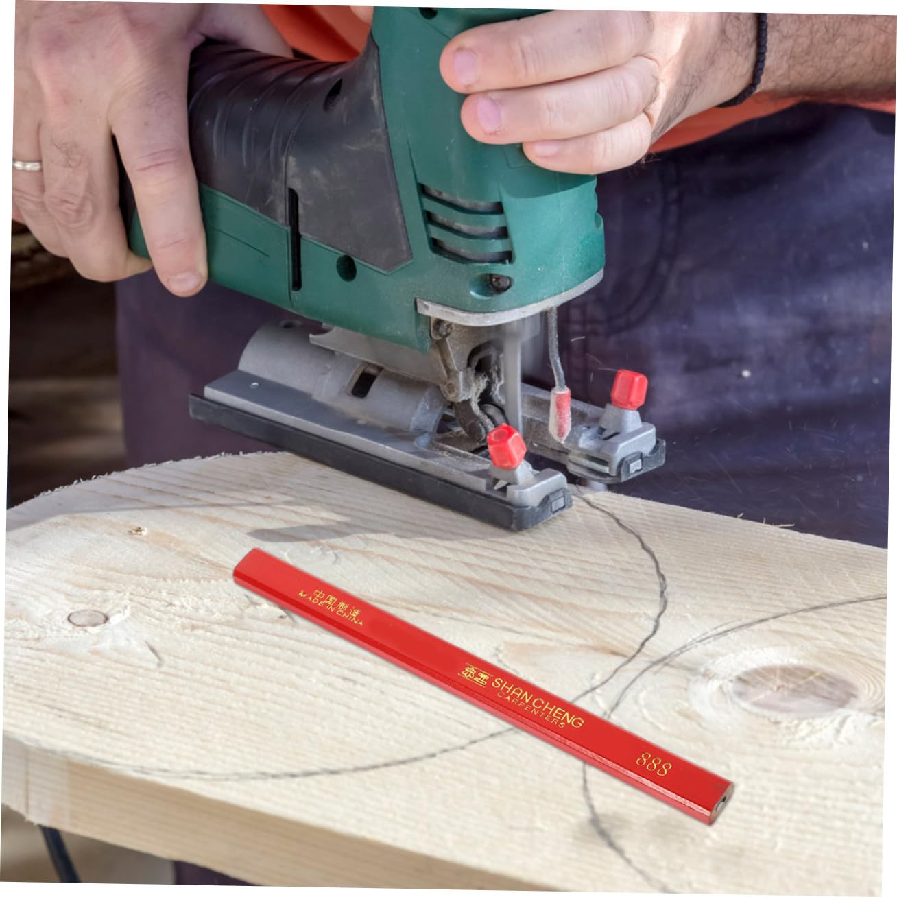ORFOFE Lápiz de Carpintero Octogonal de Madera 72 Piezas para Madera