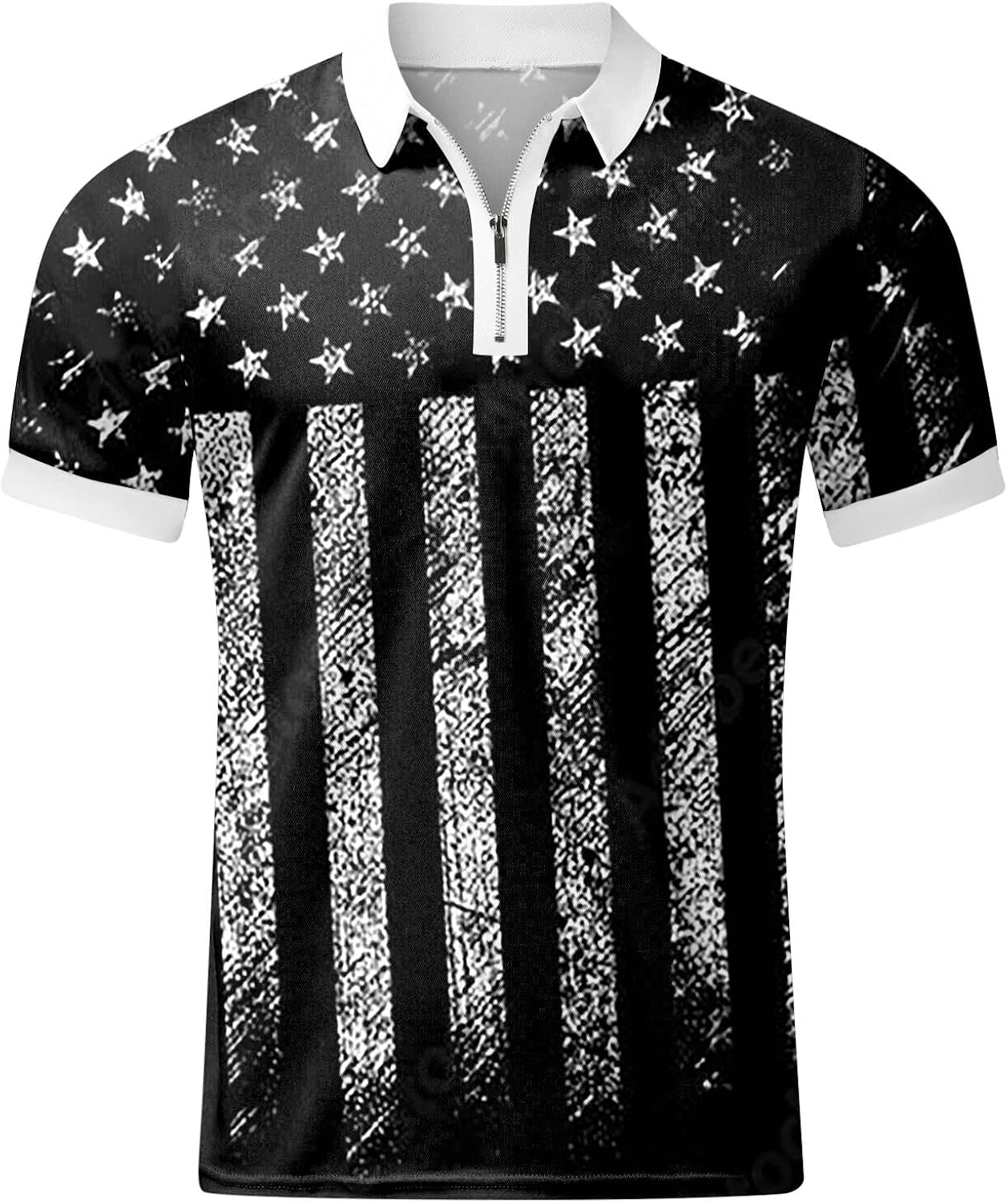Miniatura 2 de EELHOE Men's Independence Day Shirt Short Sleeve Patriotic Fashionable Graphic Breathable Lightweight Loose Fit Shirts