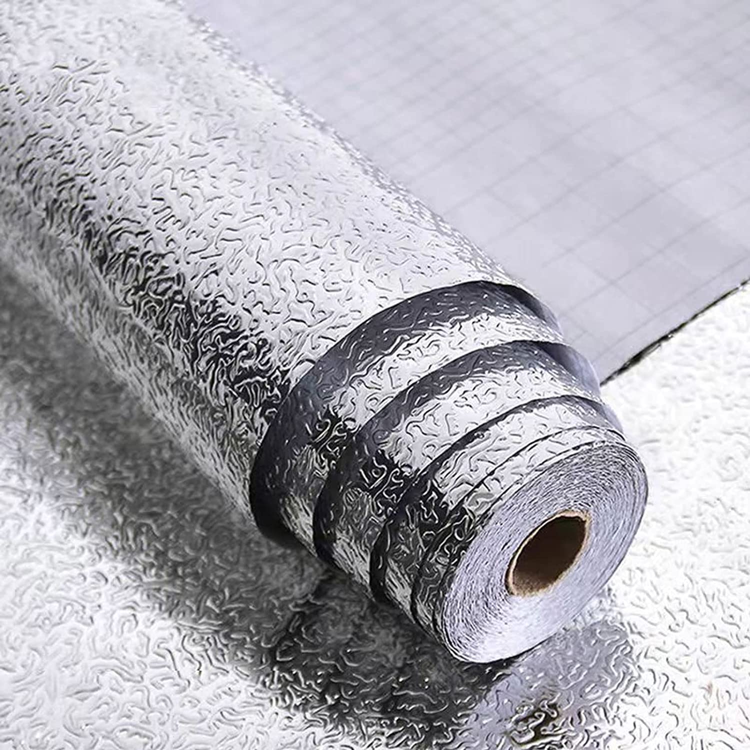 PINK PARI (LABEL) Aluminium Foil Stickers, Kitchen Backsplash Wallpaper Aluminum Foil Contact Paper Self Adhesive Oil-Proof Heat Resistant Wall Sticker for Countertop Drawer Liner Shelf Liner-1meter (B0BHP5QNDR) Amazon Price History, Amazon Price Tracker