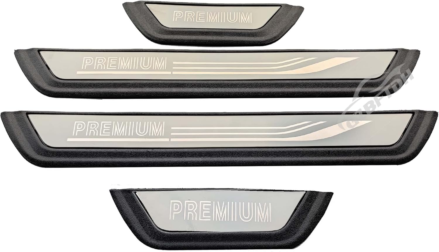 GZBFTDH Car Door Sill Scuff Protector Guard, Compatible for 2018-2022 C-HR CHR Accessories, Steel Door Entry Plate Trim