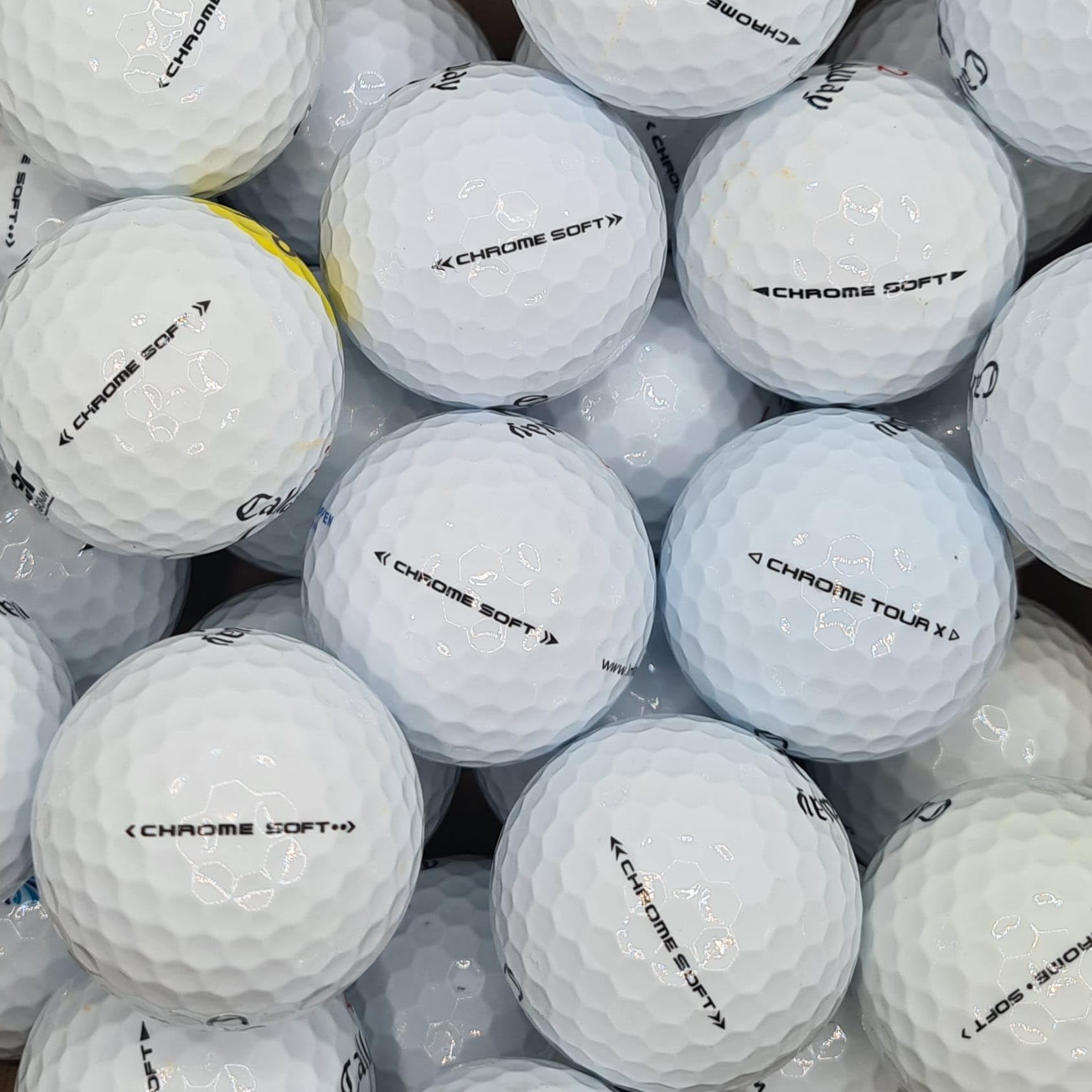 SDP Golf Balls โ Premium Used Chrome Soft Mix Golf Balls Pearl/A Grade Recycled Lake Balls for Callaway Golf Balls - Used, Not New - Pack of 20