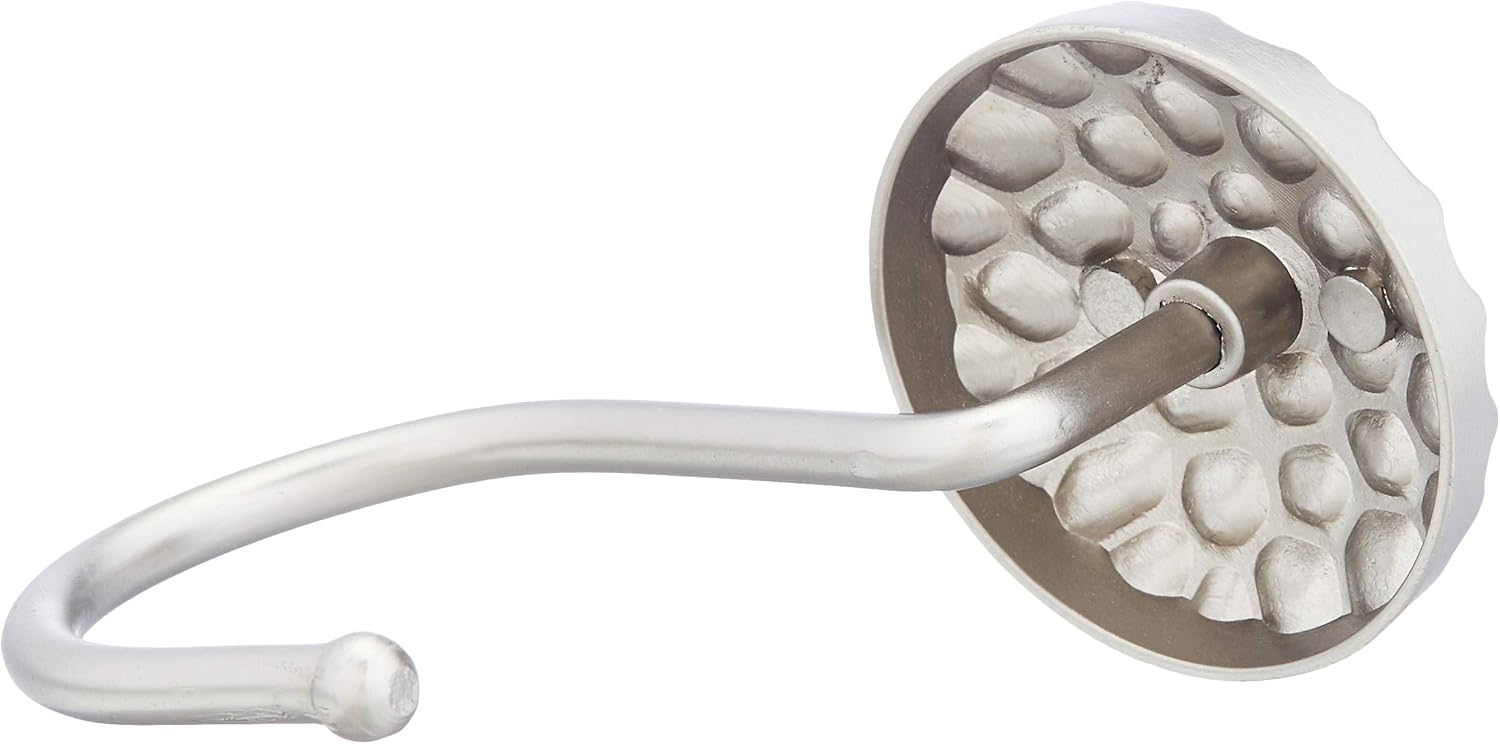  Basics Shower Curtain Hooks - Beaded Circle, Oil- Rubbed Bronze: Home & Kitchen