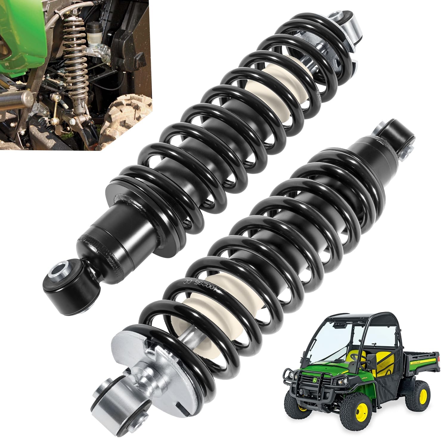 AM137958 Rear Coilover Spring Shock Absorbers 2 Pack for