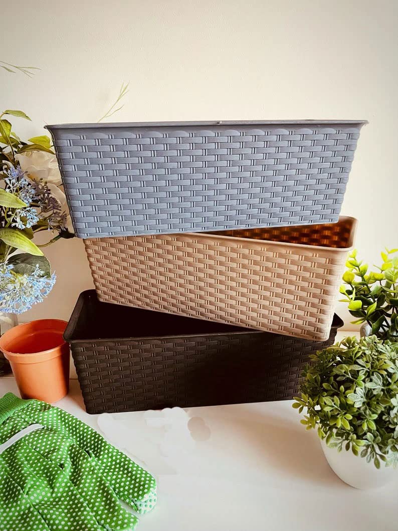 20 Mini-Pflanzentöpfe Aus Kunststoff – 40x45 Mm, Für Sukkulenten, Kräuter & Sämlinge, Braun