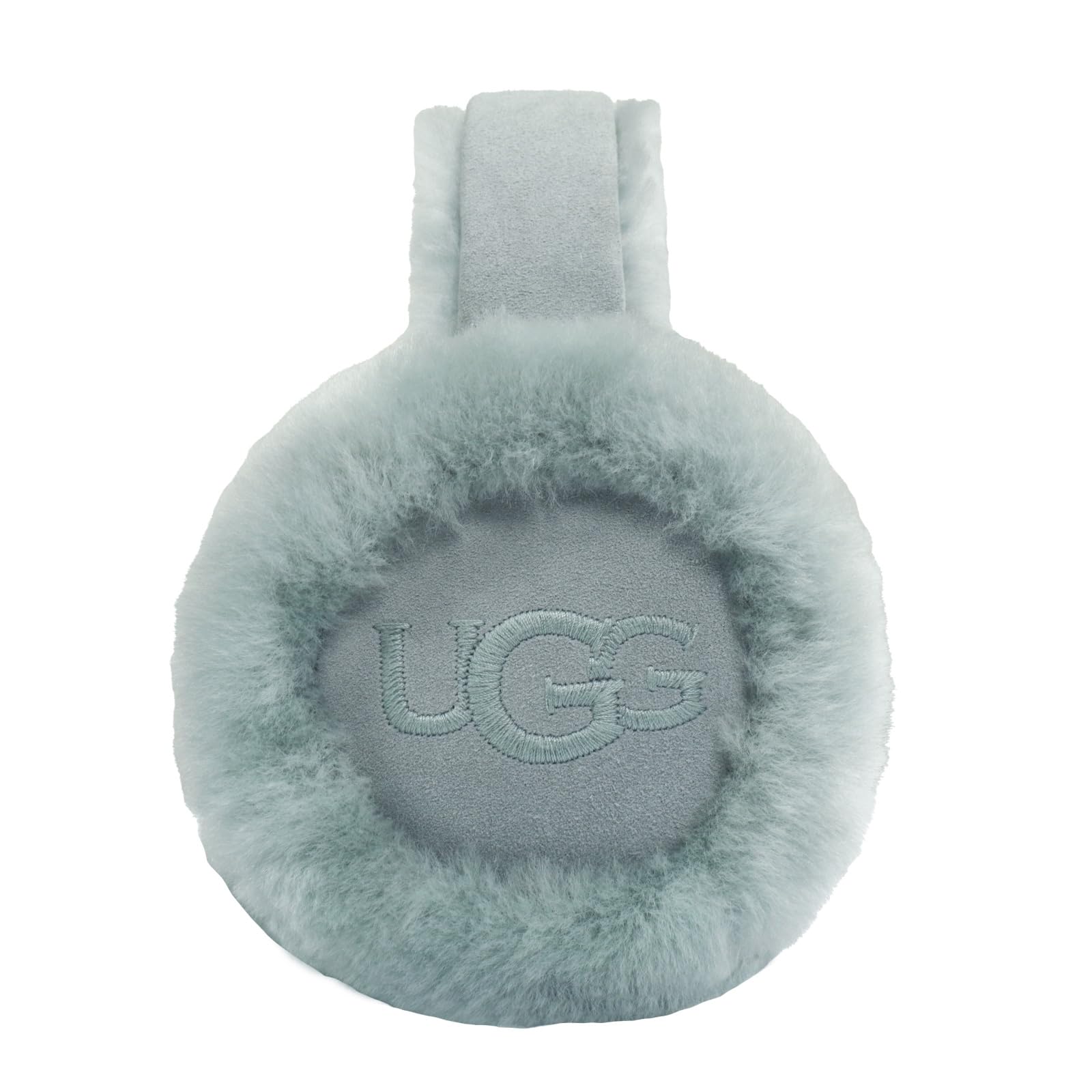 Women's Sheepskin Embroidery Earmuff, Grey Mist, One-Size-image-33