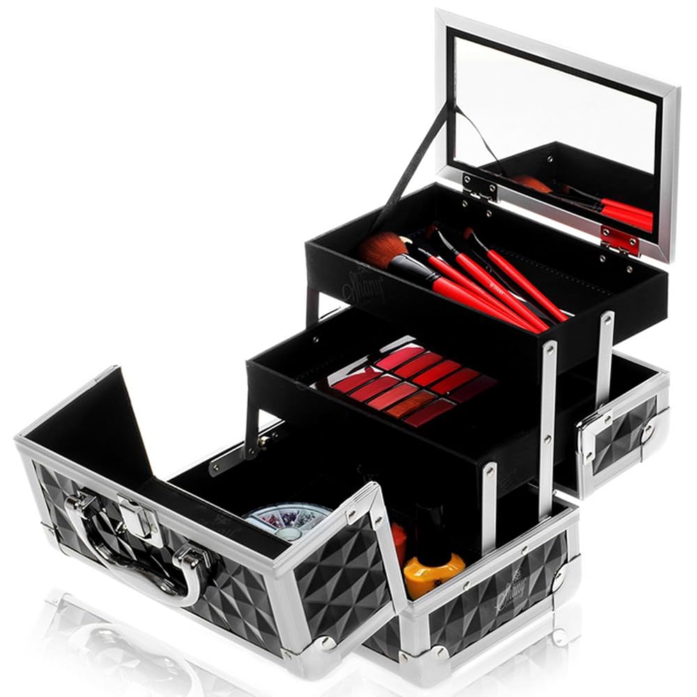Amazon.com : SHANY Chic Makeup Train Case Cosmetic Box