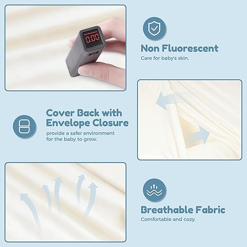 Miniatura 4 de Tumbona y nido para recién nacido, nido de bebé supervisado algodón transpirable para recién nacido