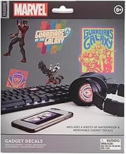 Paladone Guardians of The Galaxy Vinyl Decals, 25 Waterproof and Removable Stickers for Phone Case, Laptop, Tablet, or Tech, Officially Licensed Marvel Merchandise for GOTG Fans