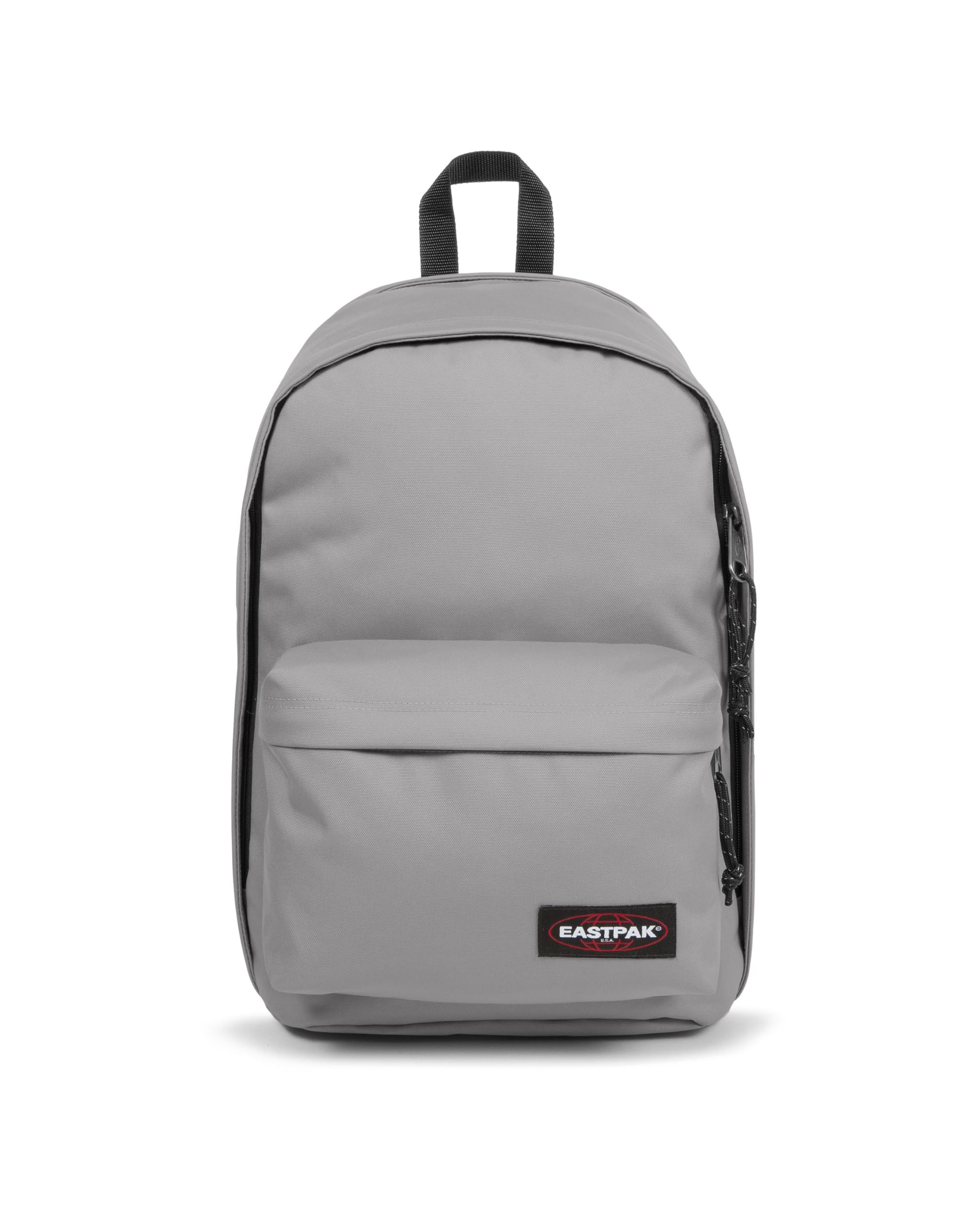 EASTPAK Back To Work Backpack – Laptop backpack with Organiser and Dedicated Laptop Compartment, 27 L Capacity, 43 x 29.5 x 25 cm - Pebble Grey