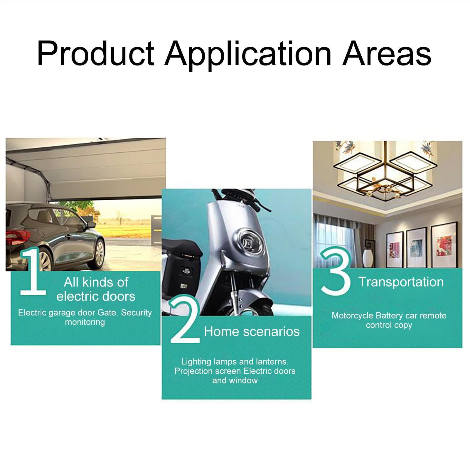 Dispositivo de clonación remota universal de MHz: copiadora de llavero con múltiples botones para puertas de garaje, portones y sistemas de vehículos, control remoto inteligente compacto para