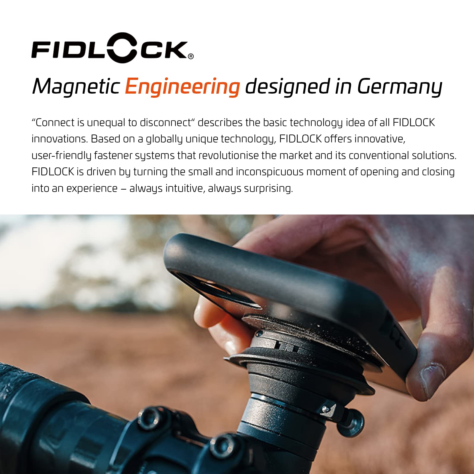 Fidlock Support de téléphone portable vélo iPhone Samsung iPhone 11 Pro iPhone 11 Pro Max iPhone 8/SE2 Galaxy S20 Galaxy S20+ Galaxy S20 Ultra