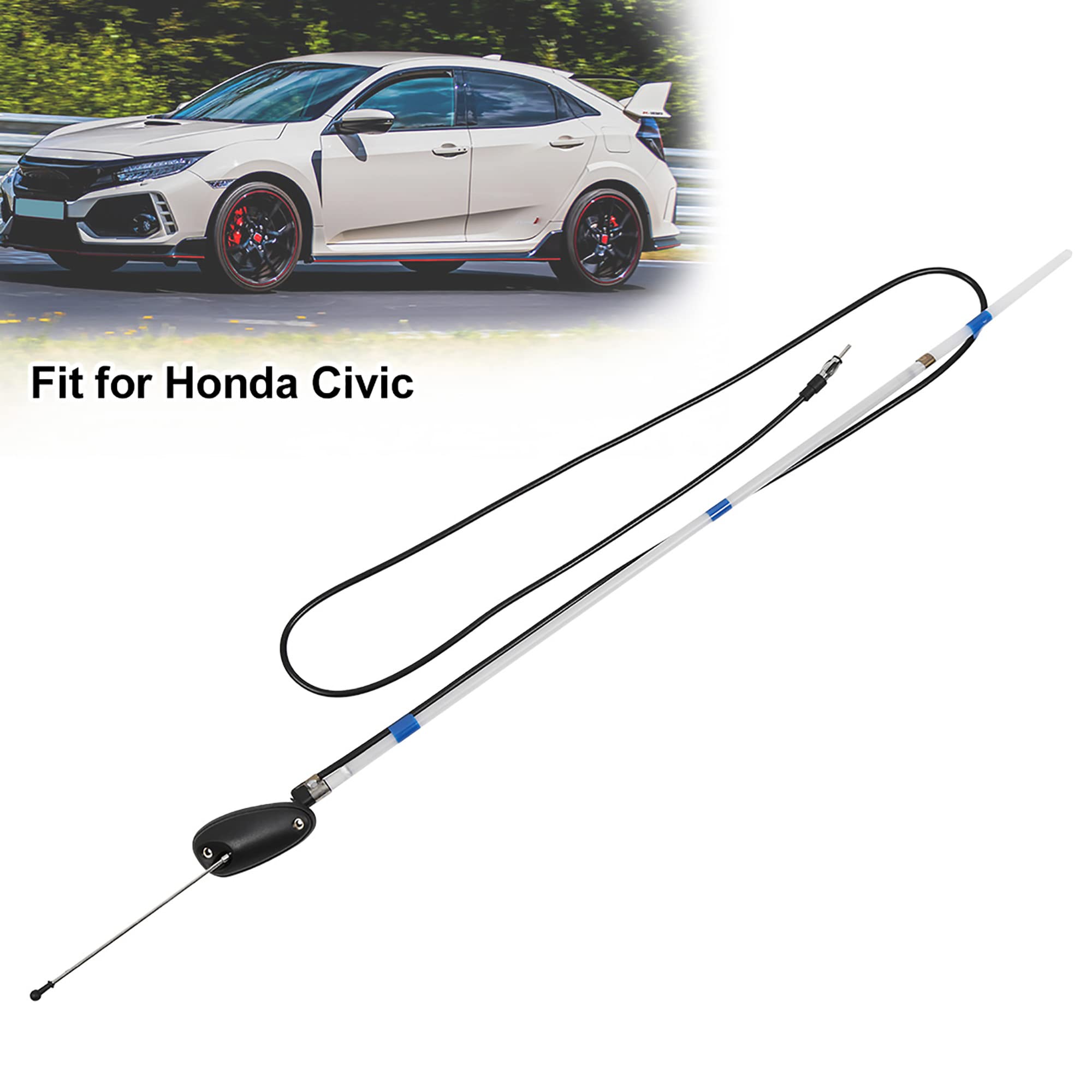 X AUTOHAUX 39150-S01-A02 - Mástil de antena eléctrica para Honda Civic 92