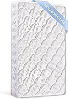Tiankehan Mini Crib Mattress 38x24x4 Inch - Dual Sided, Firm Breathable Foam, Quiet Odorless Support for Mini Cribs (Not Standard/Playard)
