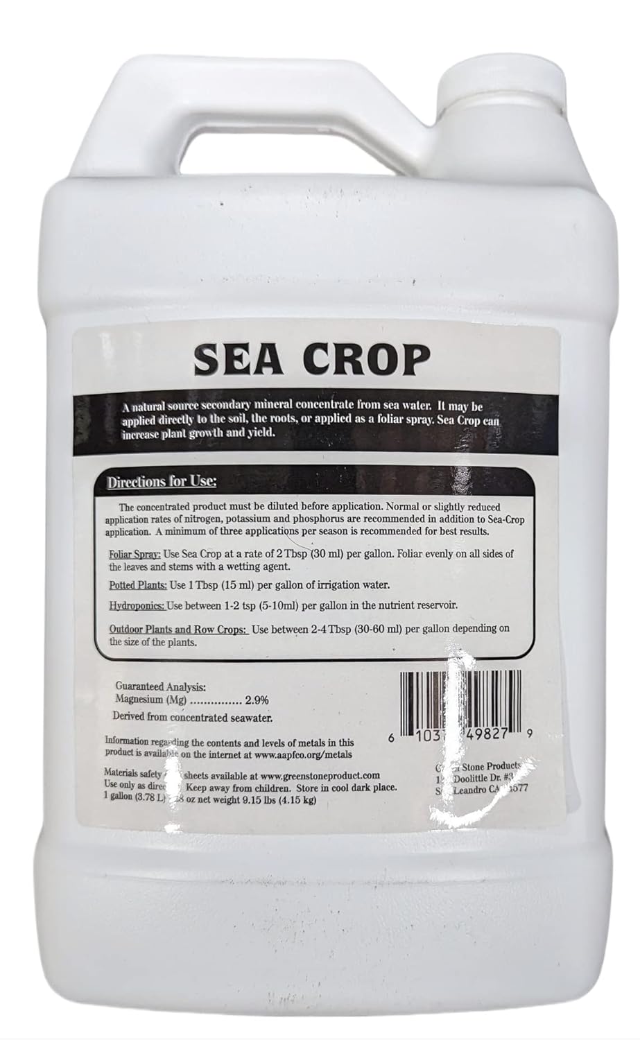 GREENSTONE Sea Crop (1 Gallon)