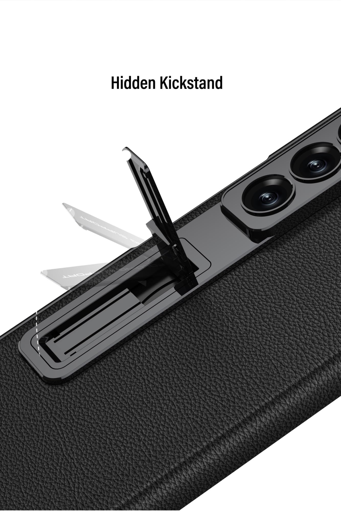 Compatibile con Samsung Galaxy Z Fold 8 Ultra Hinge Case Full Cover Protezione Cerniera Rosa