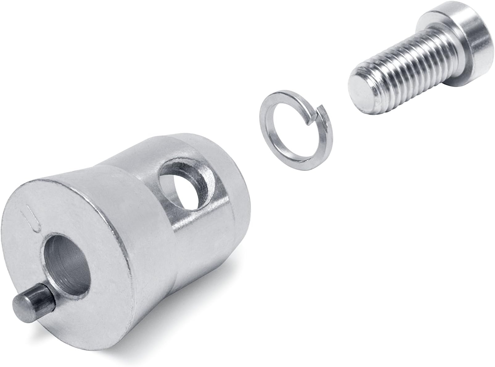 MILOS CON63U|MalePin Male connector w/location pin for multicube truss series M290/390, includes bolt+washer