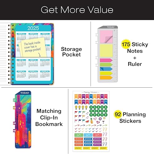Miniatura 2 de Agenda 2024 de tapa dura (noviembre de 2023 a diciembre de 2024) Agenda diaria, semanal, mensual y anual, de 5.5 x 8 pulgadas, marcapáginas, carpeta