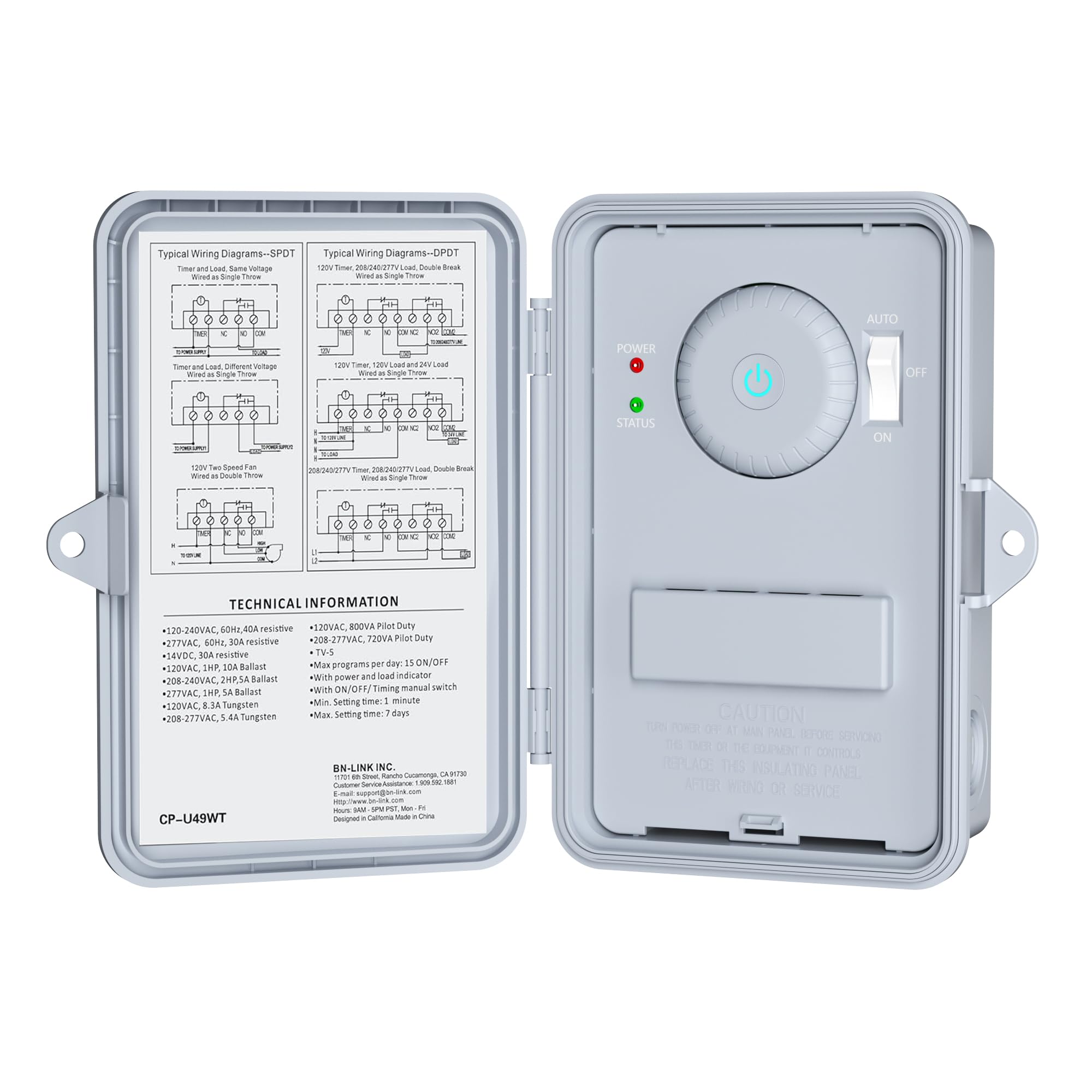 Outdoor Smart WiFi Pool Pumpe Timer Schalter