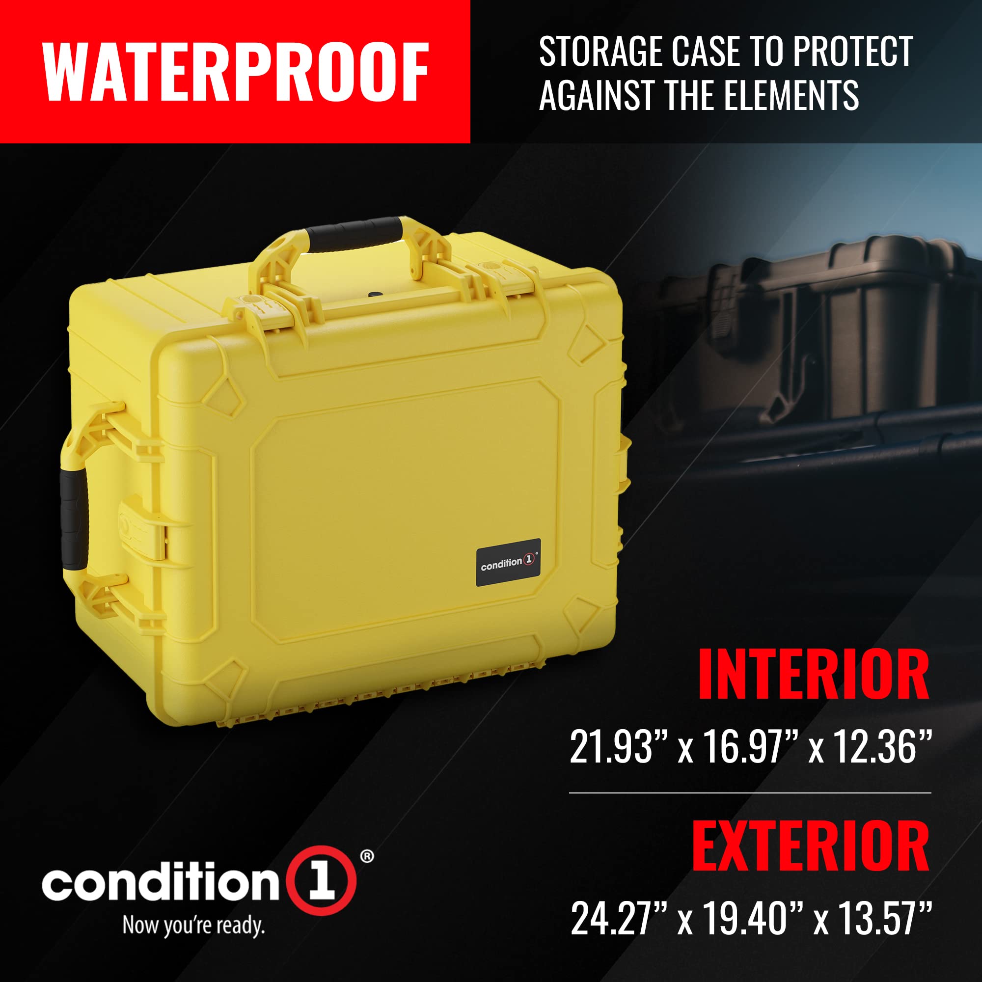 Amazon.co.jp: コンディション1 25インチ 大型 高耐久 保護 防水