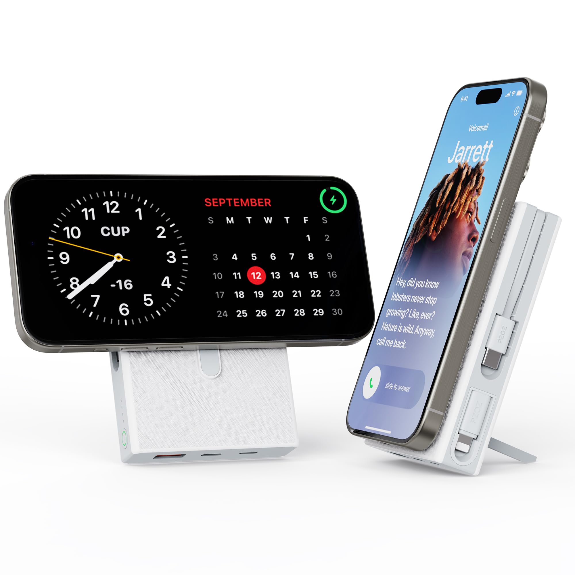 スマホアクセサリー Wireless Powerbank 10,000mAh Amazon.com: TXQX Wireless Portable Charger 10000mAh,Magnetic