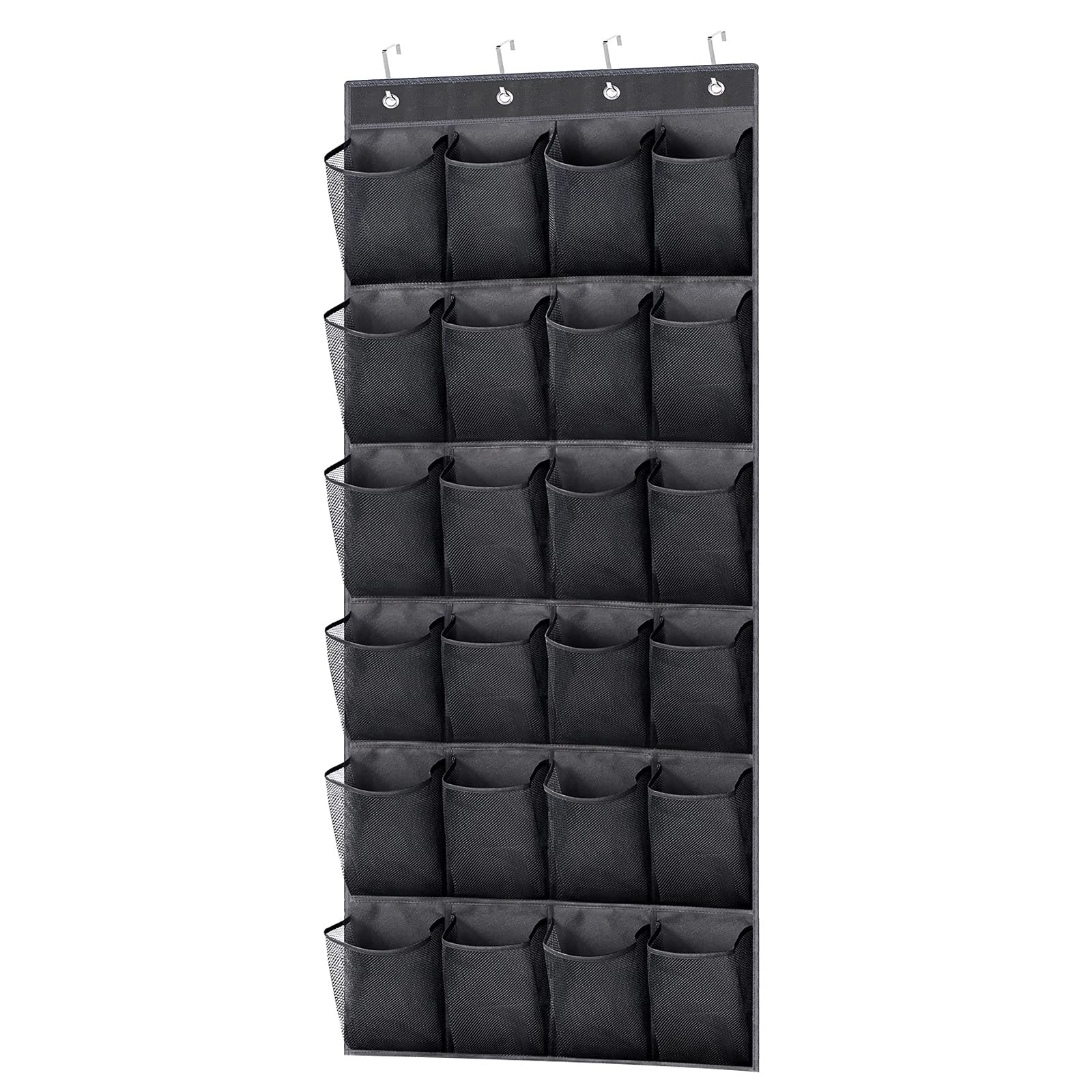 Organizador De Bolsillo Con Ganchos - 2 Piezas, Tela No Tejida, 56x30 Cm, Para Zapatos Y Más