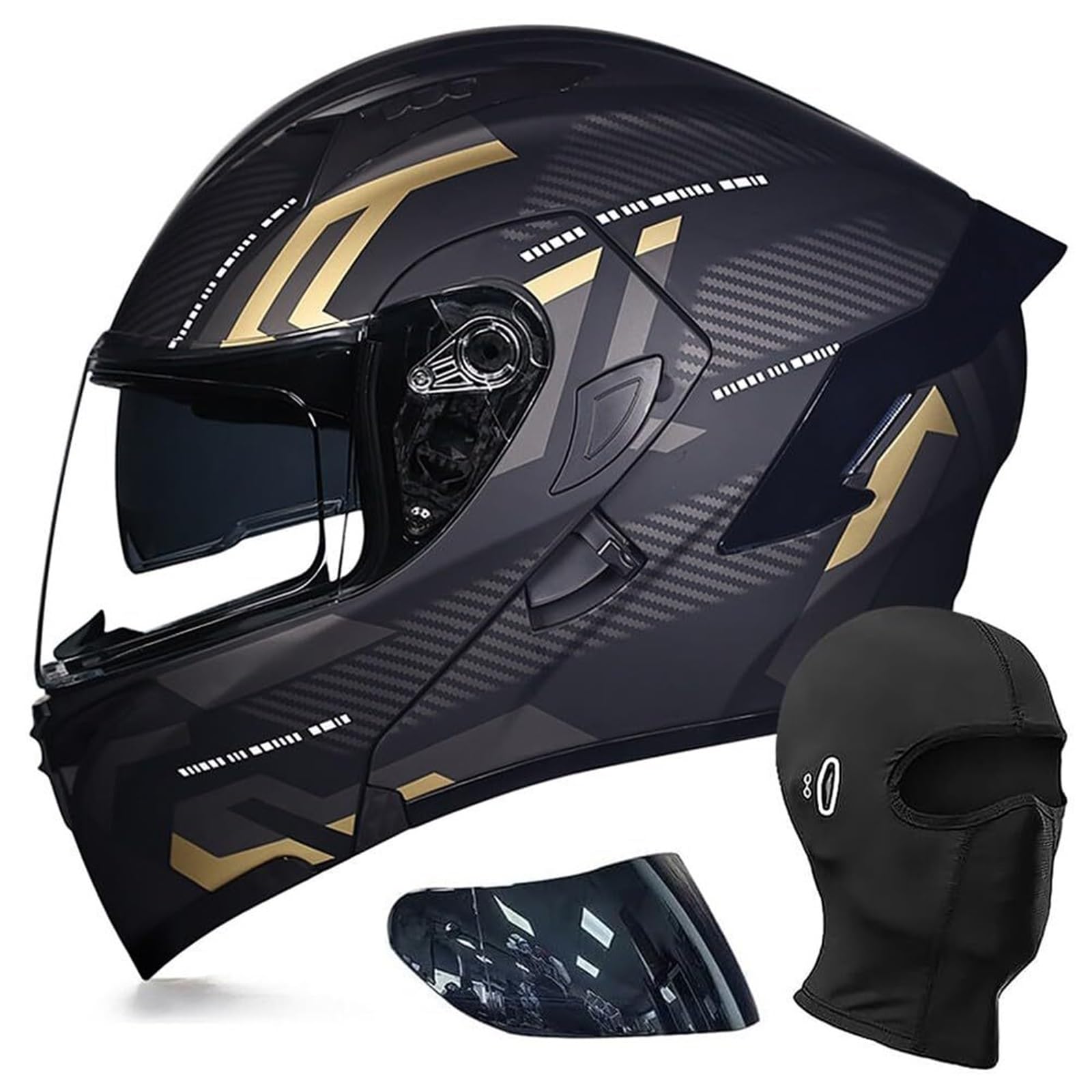 Kask Motocyklowy Integralny ECE 22.06 Retro 3/4 dla Kobiet Mężczyzn Skuter Kask Otwarty z Podwójną Szybą Mikrometryczne Zapięcie 7-Stopniowe Skrzydła Płomienie Różowy Czerwony(5,L(59~60cm))