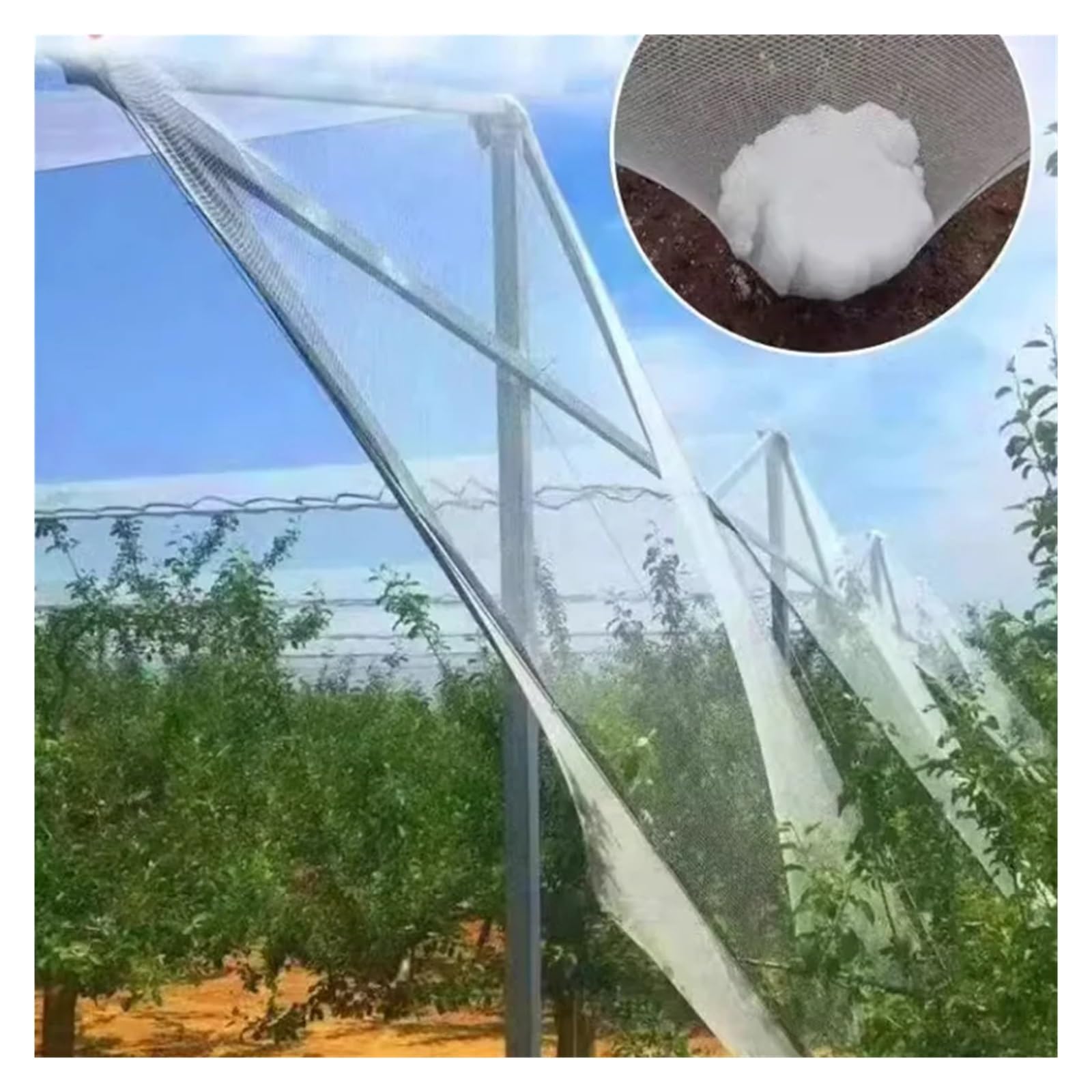 Red de nailon rojo para pájaros 0,5: ideal para proteger vides, árboles frutales y jardines (4 x 10 m) - Malla antipájaros duradera para un control eficaz de la vida silvestre