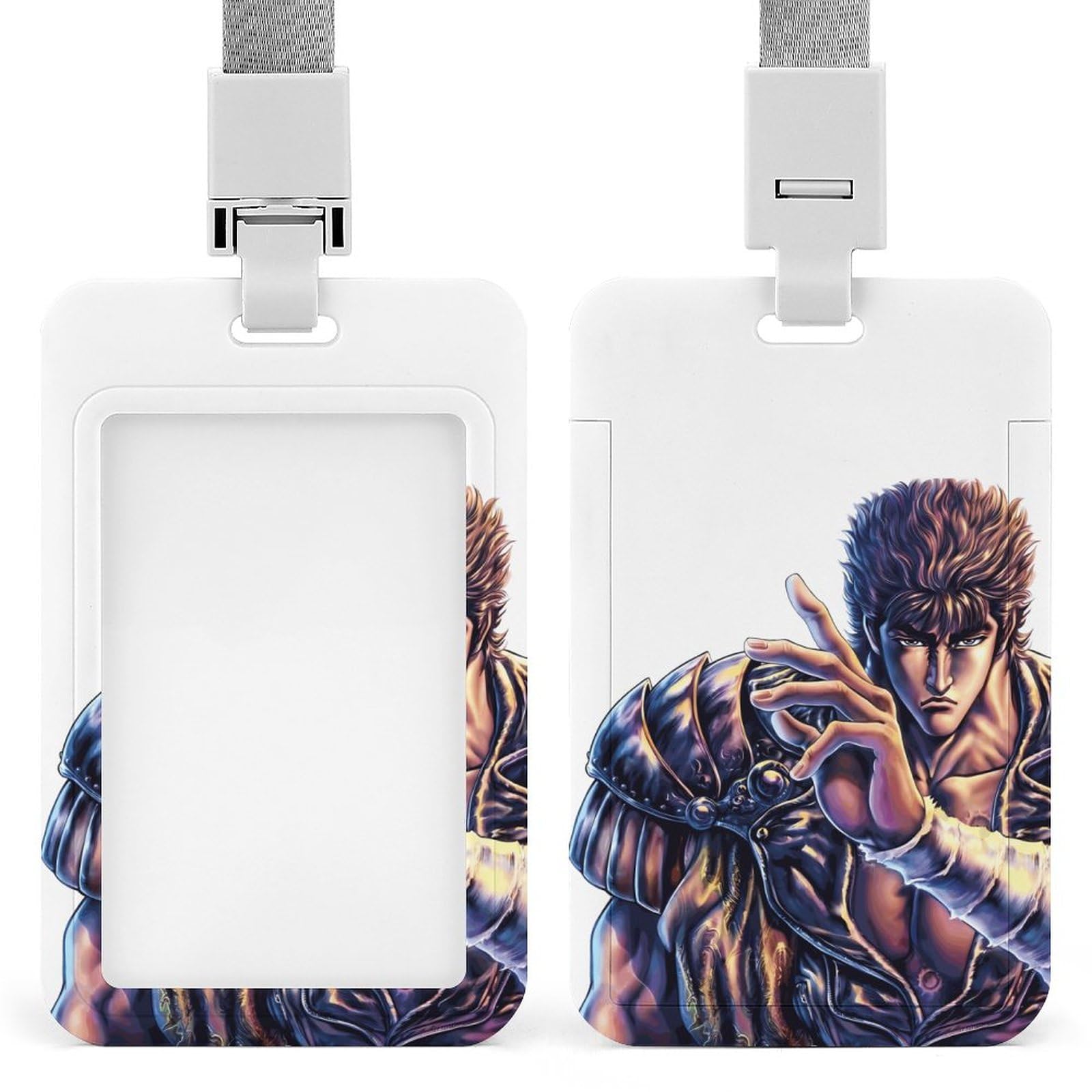 Amazon.co.jp: 北斗の拳 カードホルダー パスケース 社員証ケース 縦型