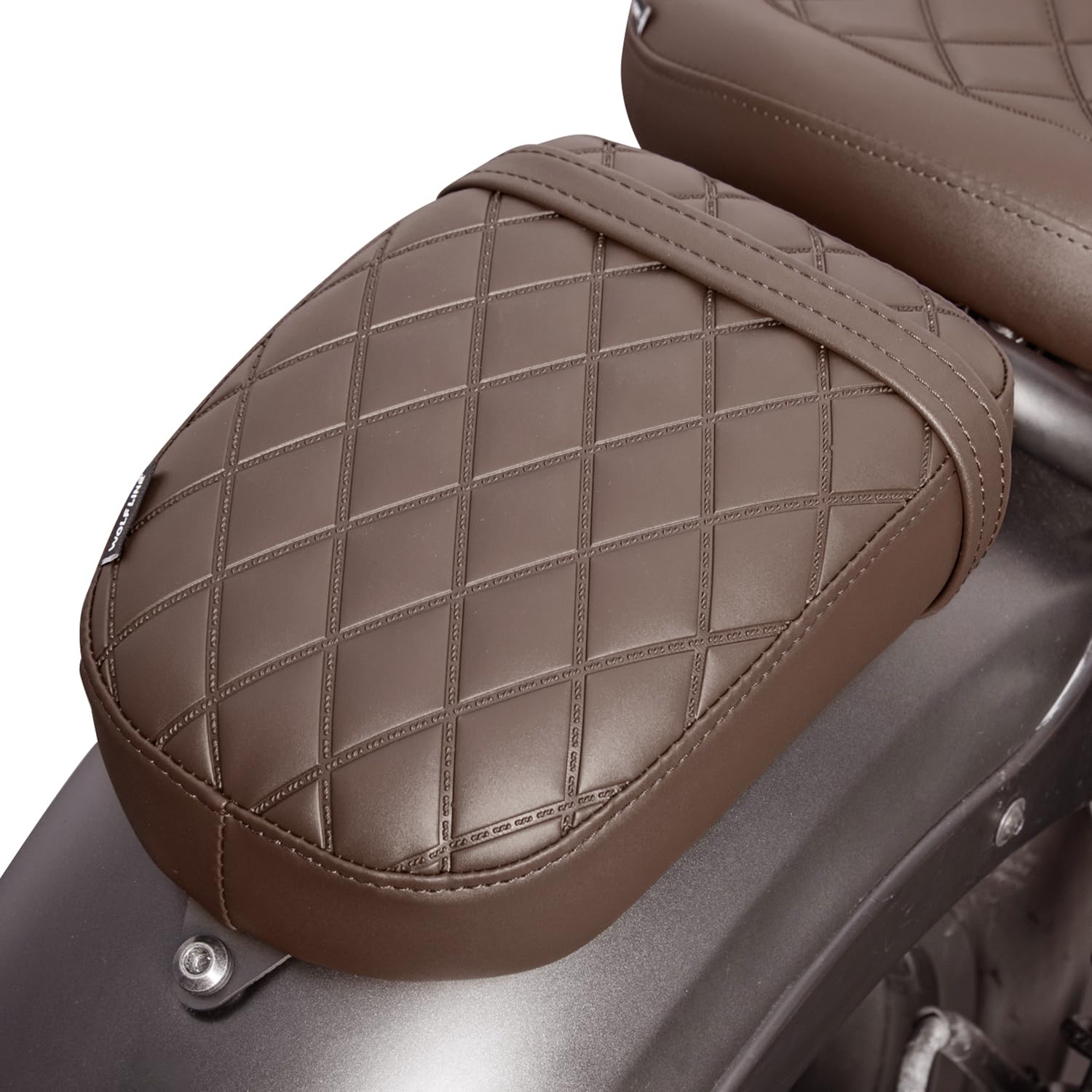 Sitzbank Beifahrersitz kompatibel mit CMX 500 Rebel 2017-2026, Motorrad Rücksitz Hinter Sitzkissen, Mattbraun‌