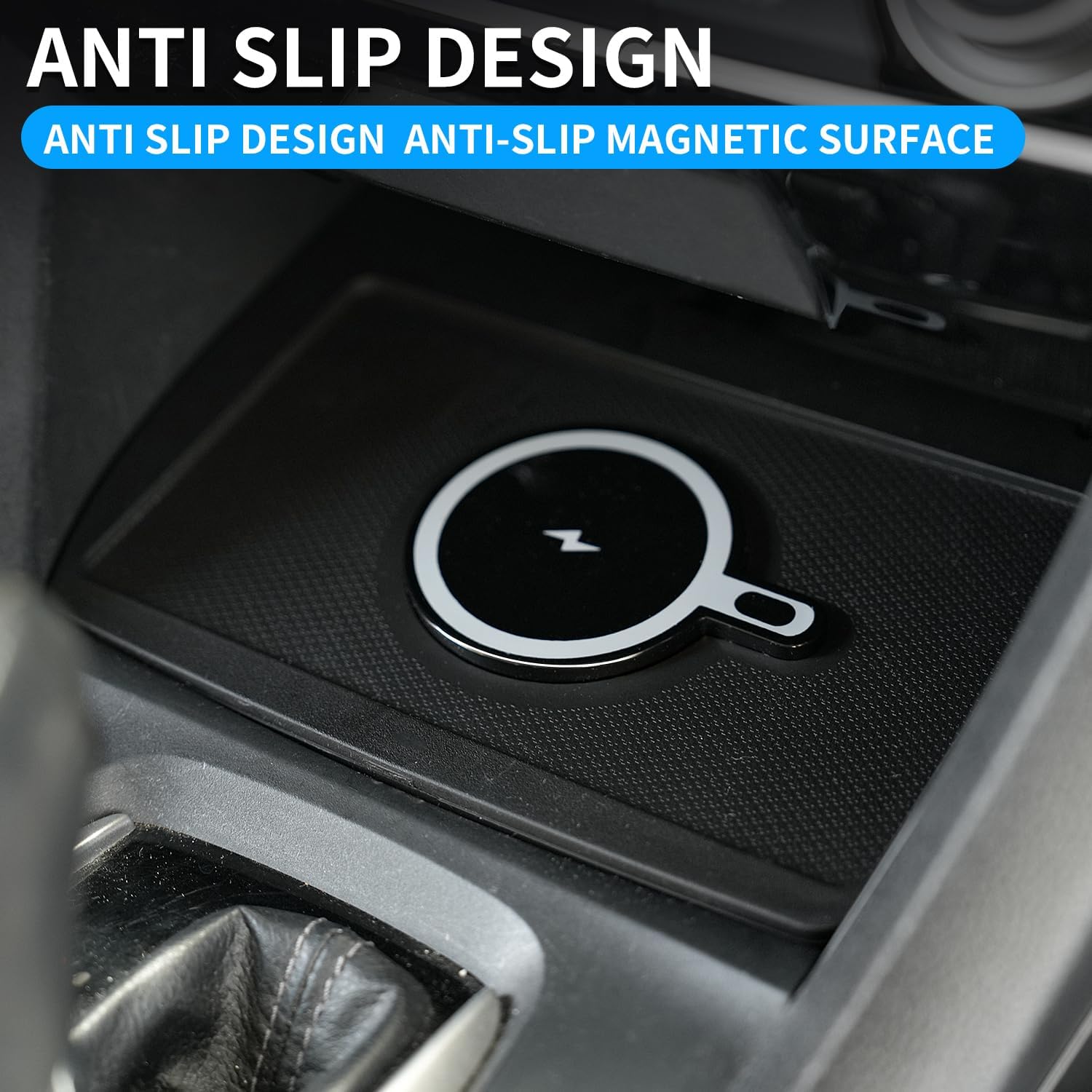 Xipoo Wireless Charger Pad Compatible with 2016-2021 Honda Civic Magnetic Car Wireless Charger Fast Charging Tray Replacement for 2016-2021 Honda Civic Accessories