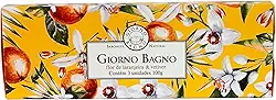 Giorno Bagno Kit De Sabonete Em Barra Para Mãos E Corpo Aroma Flor De Laranjeira E Vetiver 3 X 100G